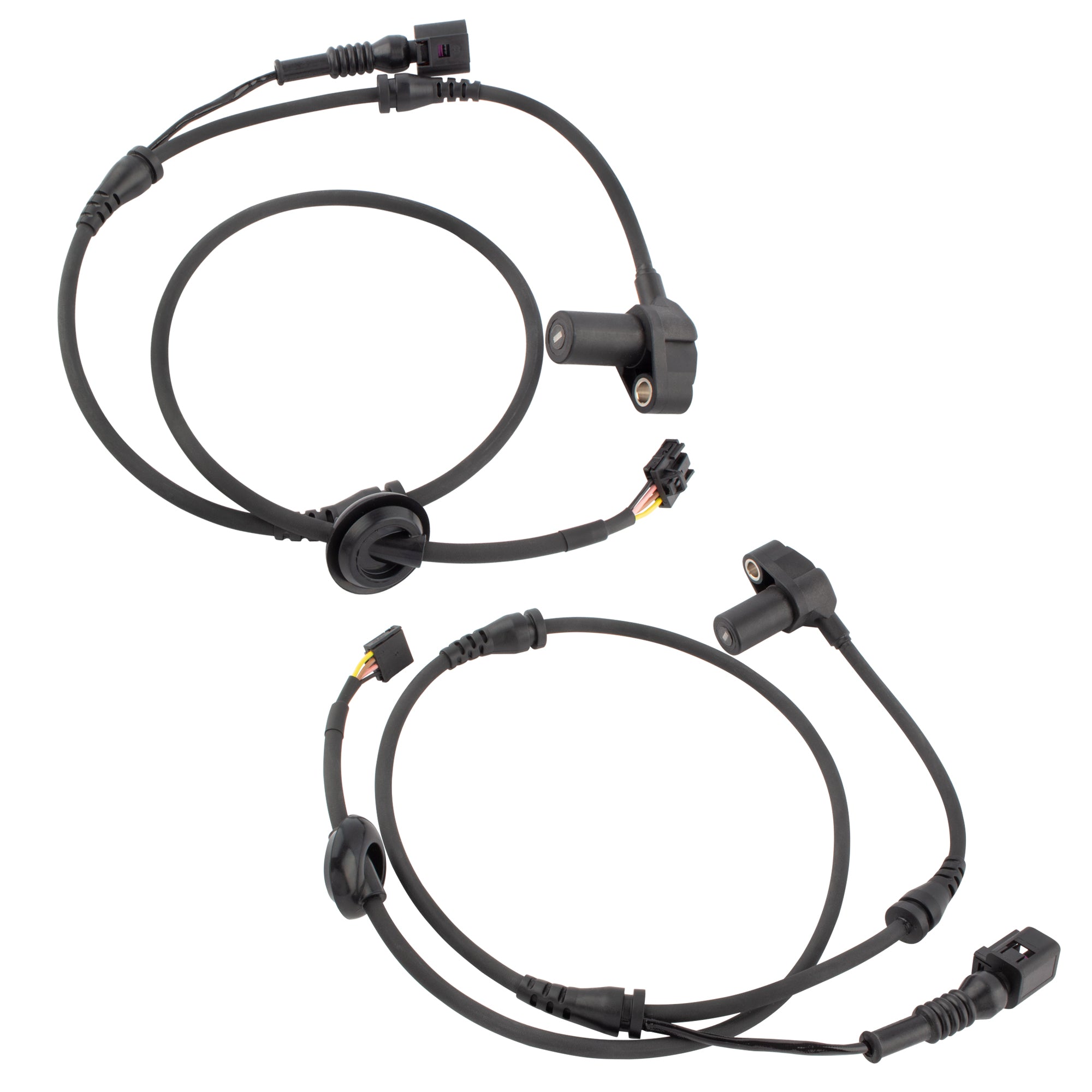 BOXI 2pcs Front Left & Right Side ABS Wheel Speed Sensor Fit for Audi A4 2002 2003 2004