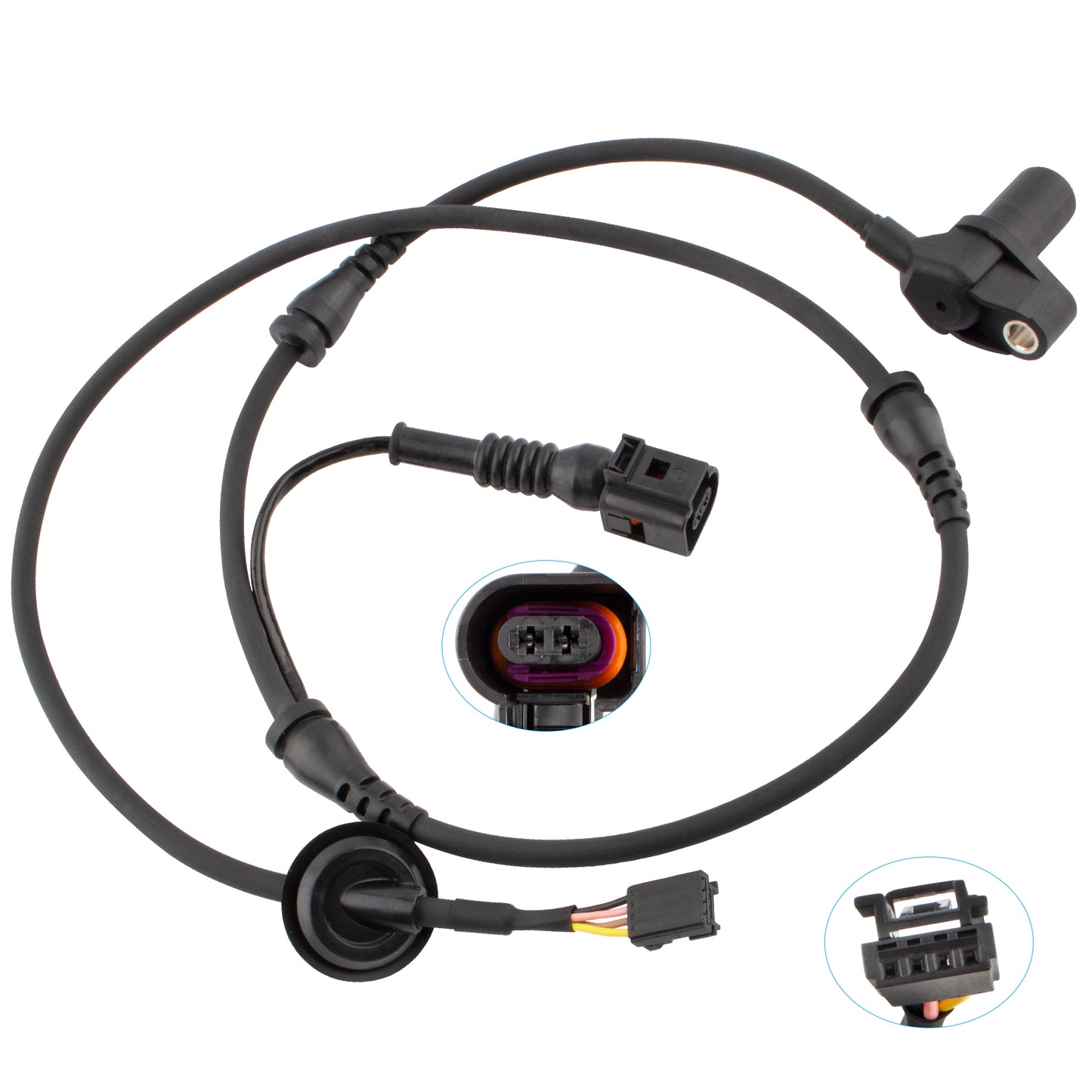 BOXI Front Left or Right Side ABS Wheel Speed Sensor Fit for Audi A4 — product photo 2