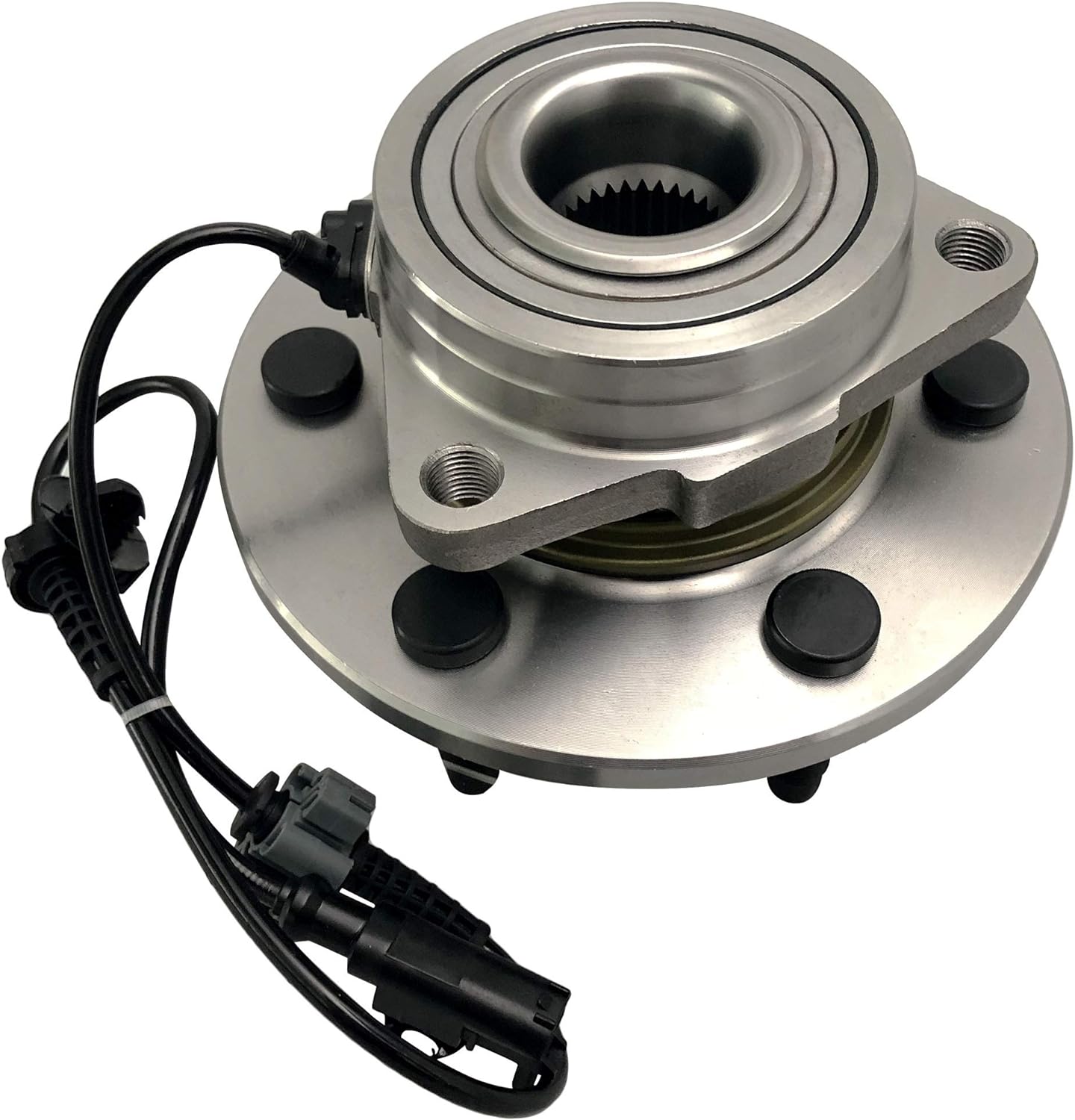 BOXI Front Left or Right Wheel Hub and Bearing Assembly 4x4 6-Lug ABS Fits for Chevrolet Silverado