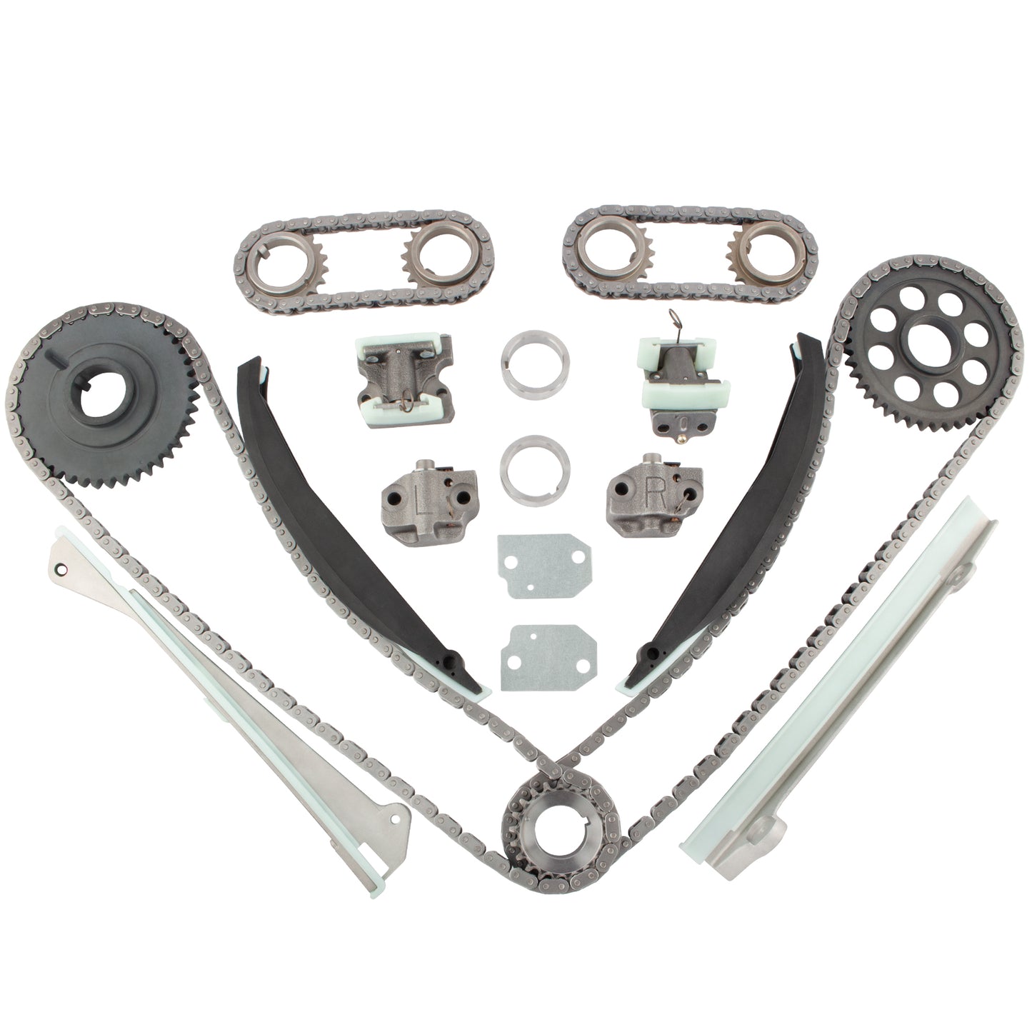 BOXI Timing Chain Kit Fit for Lincoln Navigator 2001 2002 2003 2004 5.4L DOHC V8 Base Sport Utility