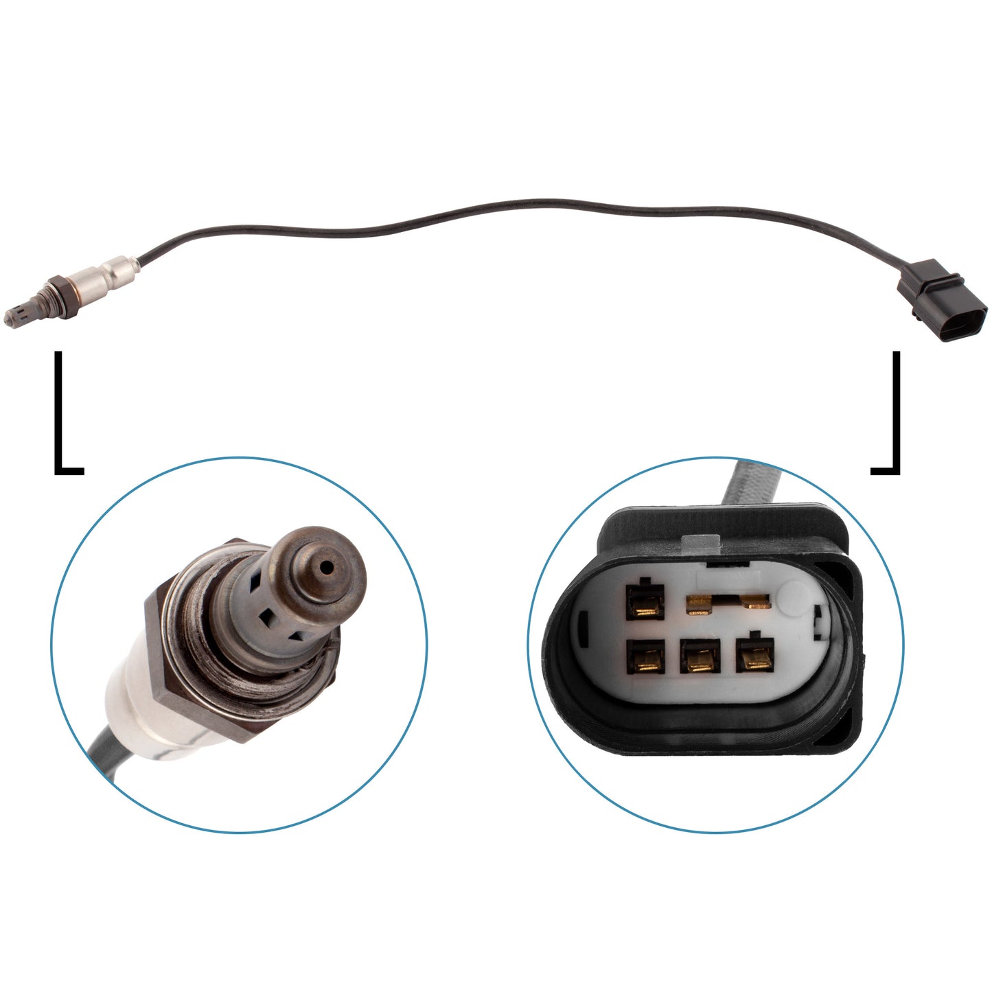 BOXI O2 Oxygen Sensor 234-5430 5-Wire Upstream Replacement for Hyundai Elantra 2003-2009 for Kia — product photo 2