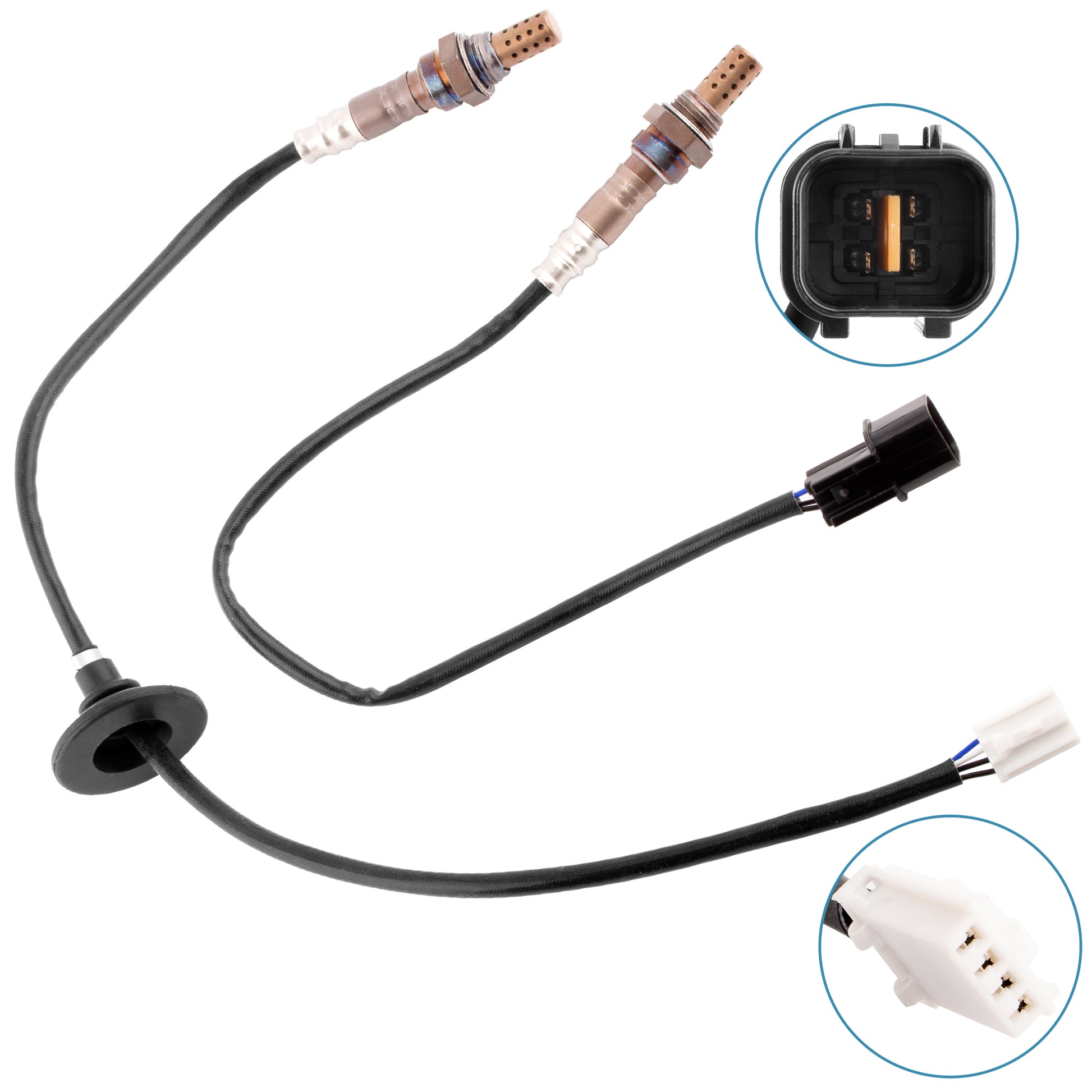 BOXI (Set of 2) Oxygen Sensors 1 Upstream & 1 Downstream O2 Oxygen Sensors Fit for Mitsubishi