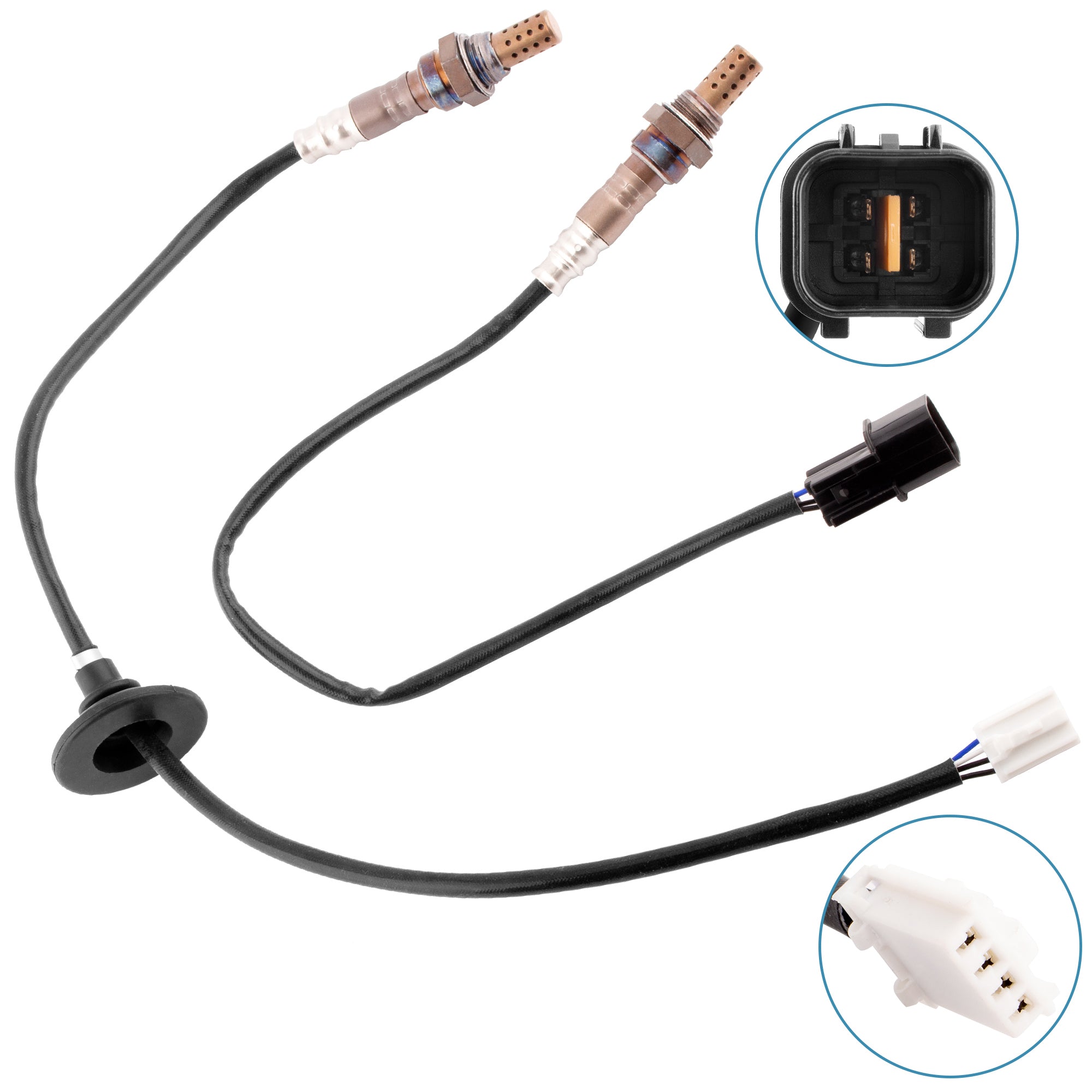 BOXI (Set of 2) Oxygen Sensors 1 Upstream & 1 Downstream O2 Oxygen Sensors Fit for Mitsubishi