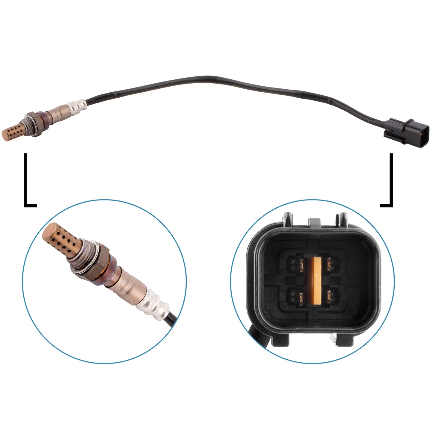 BOXI (Set of 2) Oxygen Sensors 1 Upstream & 1 Downstream O2 Oxygen Sensors Fit for Mitsubishi — product photo 3