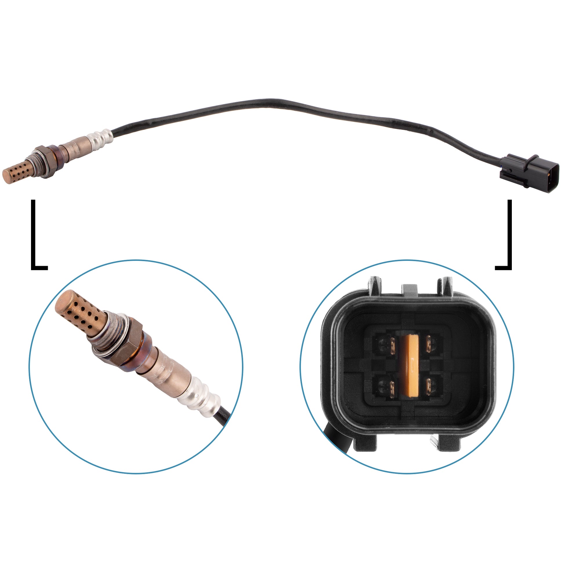 BOXI (Set of 2) Oxygen Sensors 1 Upstream & 1 Downstream O2 Oxygen Sensors Fit for Mitsubishi — product photo 3