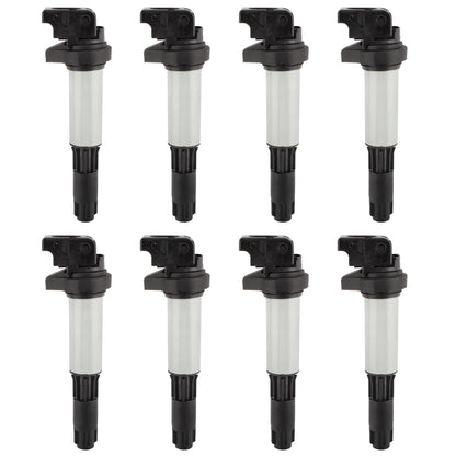 BOXI Set of 8 Engine Ignition Coils Packs Fit for BMW 545i 550i 645Ci 650Ci 650i 745i 745Li 750i