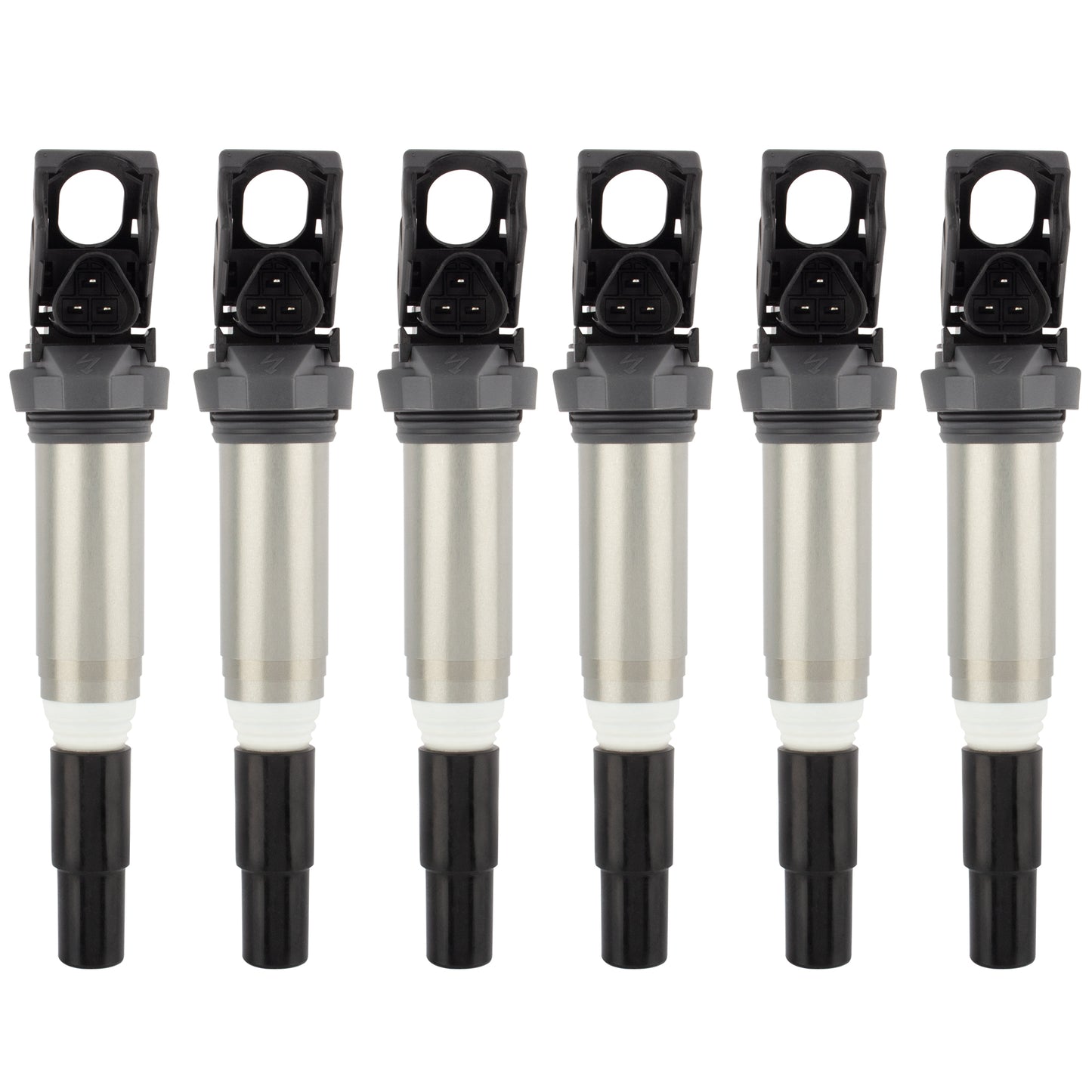 BOXI Ignition Coil Pack Set of 6 Compatible for BMW 325i 335i 525i 550i 650i X3 M5 X5 X6 & More