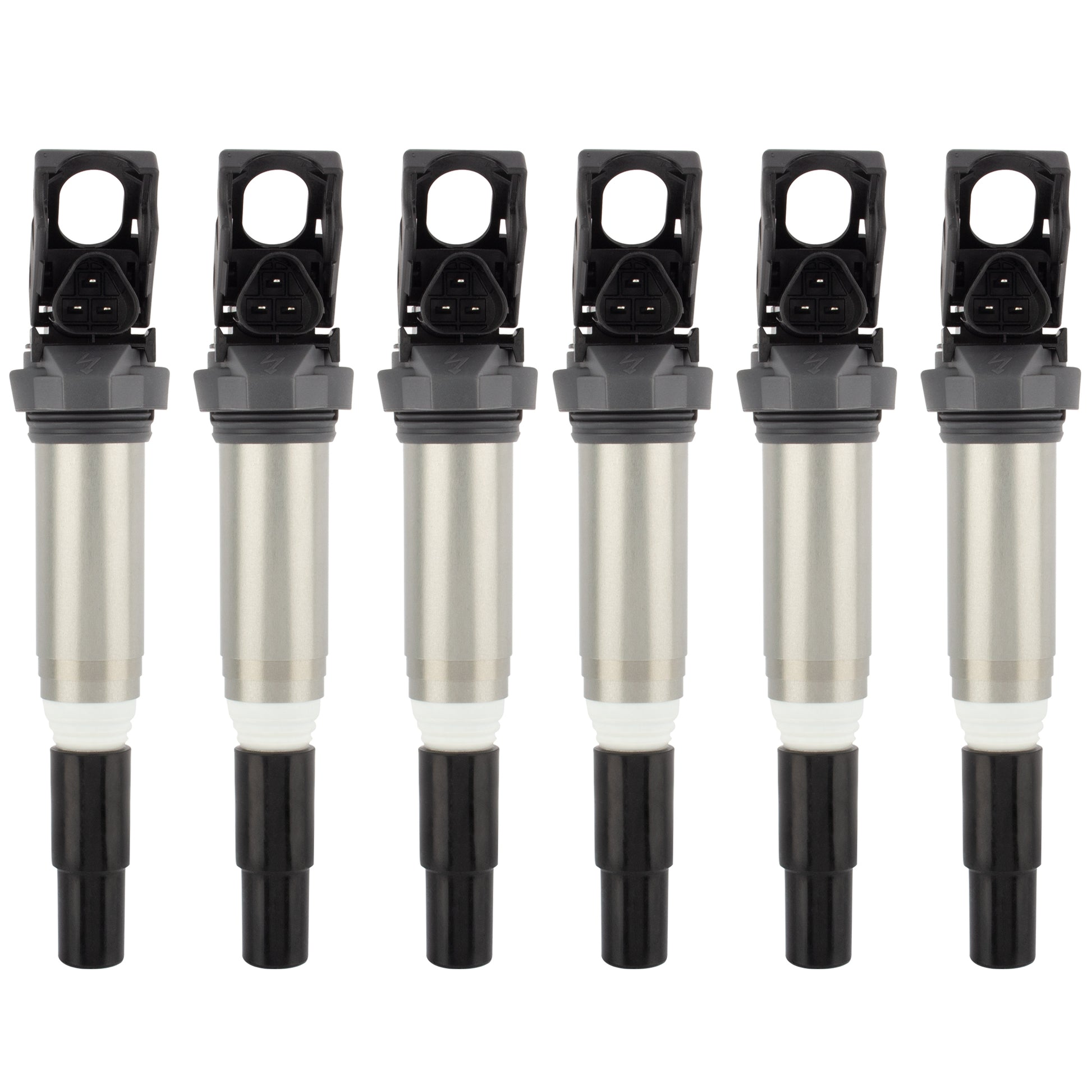 BOXI Ignition Coil Pack Set of 6 Compatible for BMW 325i 335i 525i 550i 650i X3 M5 X5 X6 & More