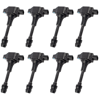 BOXI 8pcs Ignition Coils Fits for Infiniti QX56 2007-2010