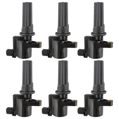 BOXI 6pcs Ignition Coils Compatible for Lincoln LS 2000 2001 2002 2003 2004 2005 3.0L