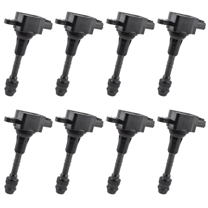 BOXI Set of 8 Ignition Coil Pack Compatible for Infiniti 2003 2004 2005 2006 2007 2008 2009 2010 M45