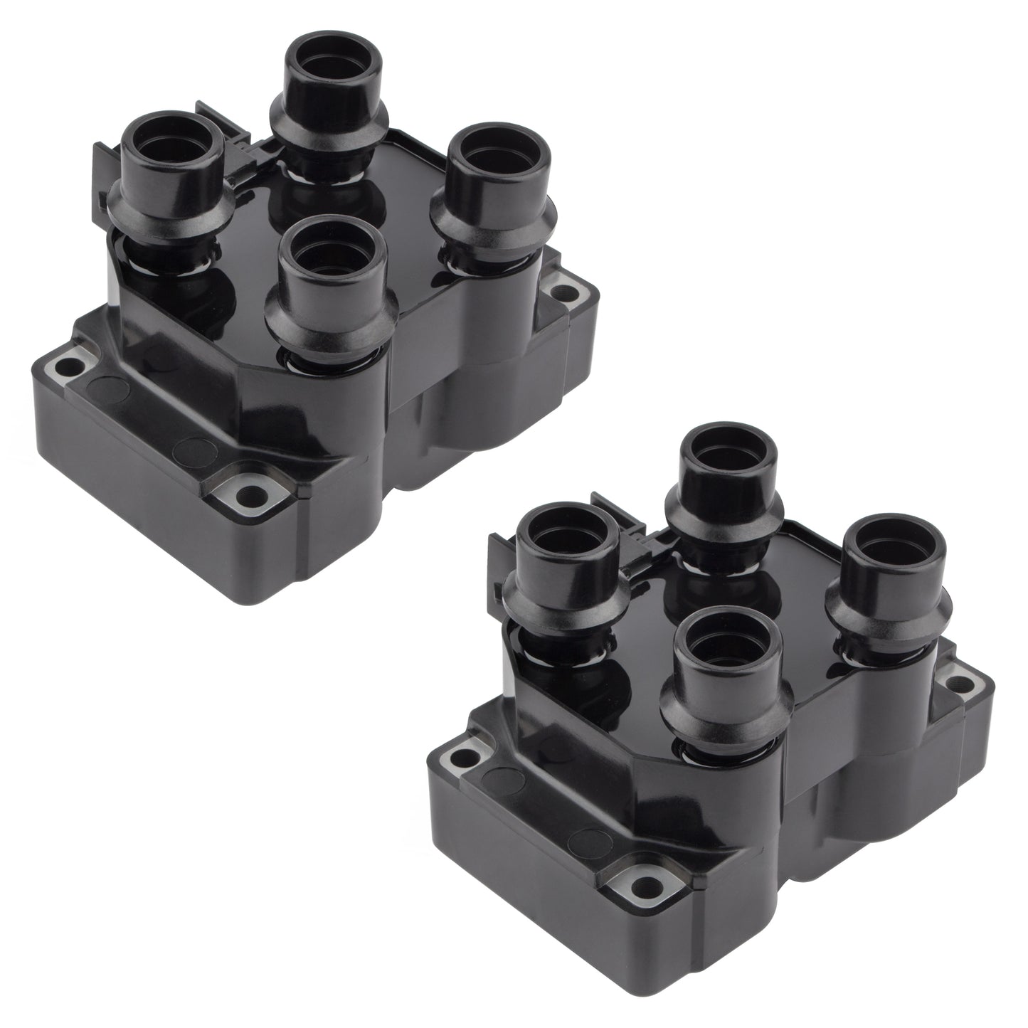 BOXI Set of 2 Ignition Coil Pack Compatible for Ford Lincoln Mazda Mercury F150 F250 Contour E150
