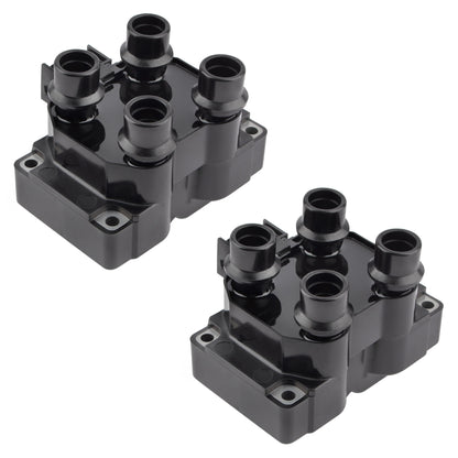 BOXI Set of 2 Ignition Coil Pack Compatible for Ford Lincoln Mazda Mercury F150 F250 Contour E150