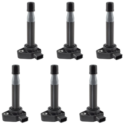 BOXI 6pcs Ignition Coils Fit for Honda Odyssey Pilot Ridgeline Accord