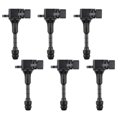 BOXI Ignition Coil Pack Set of 6 - Compatible with Infiniti FX35 G35 M35 & Nissan 350Z Vehicles