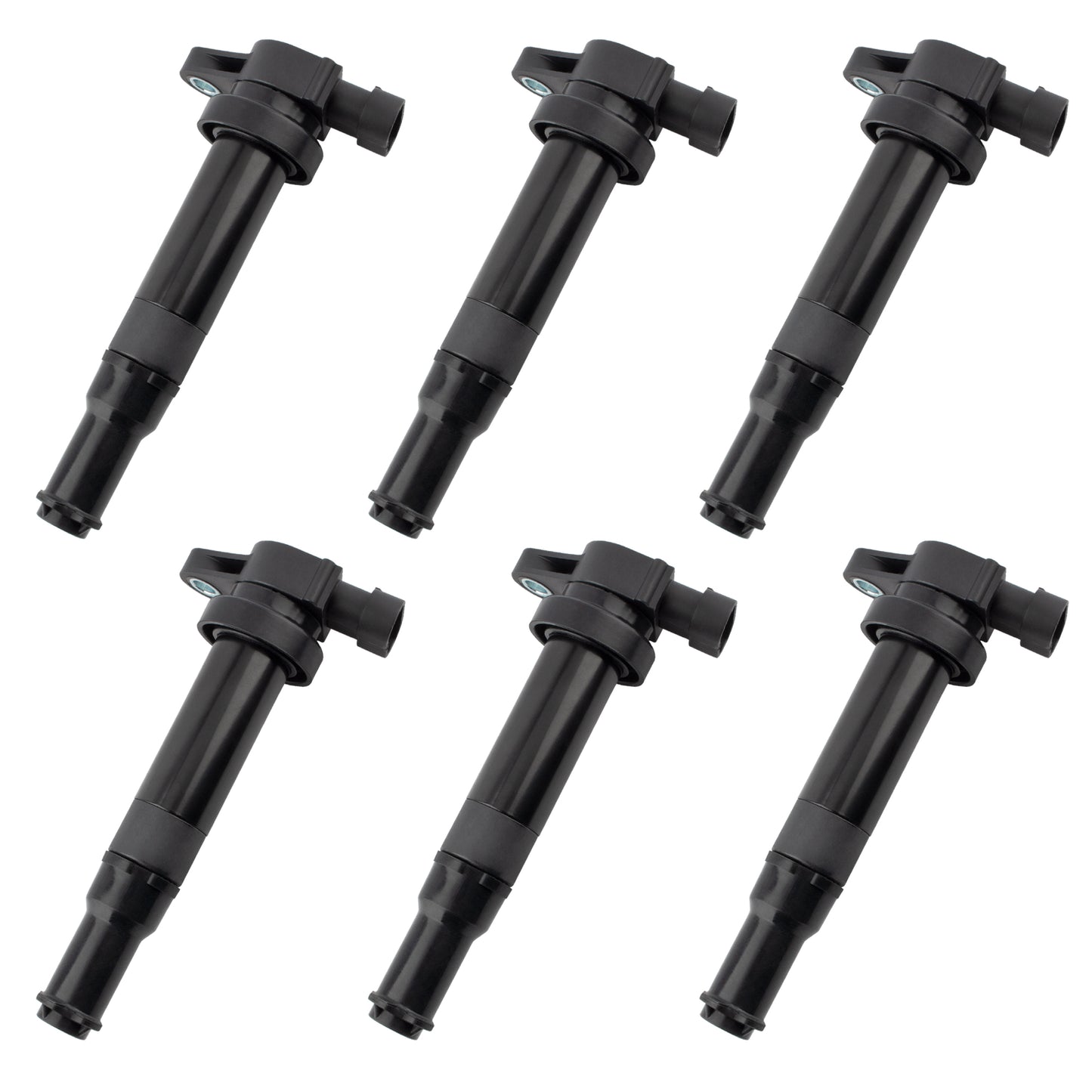 BOXI 6pcs Ignition Coils Compatible for Hyundai Santa Fe 2007 2008 2009