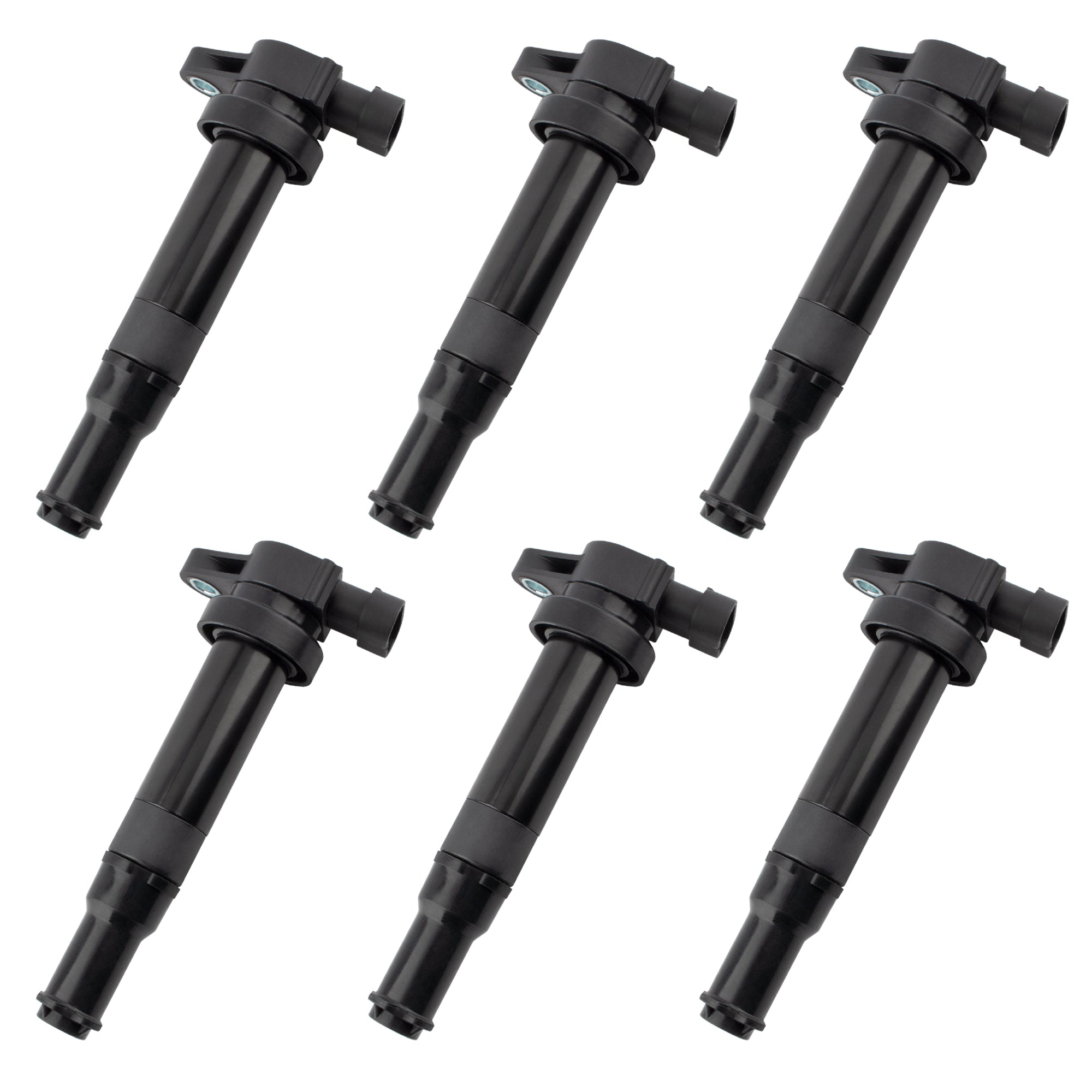 BOXI 6pcs Ignition Coils Compatible for Hyundai Santa Fe 2007 2008 2009