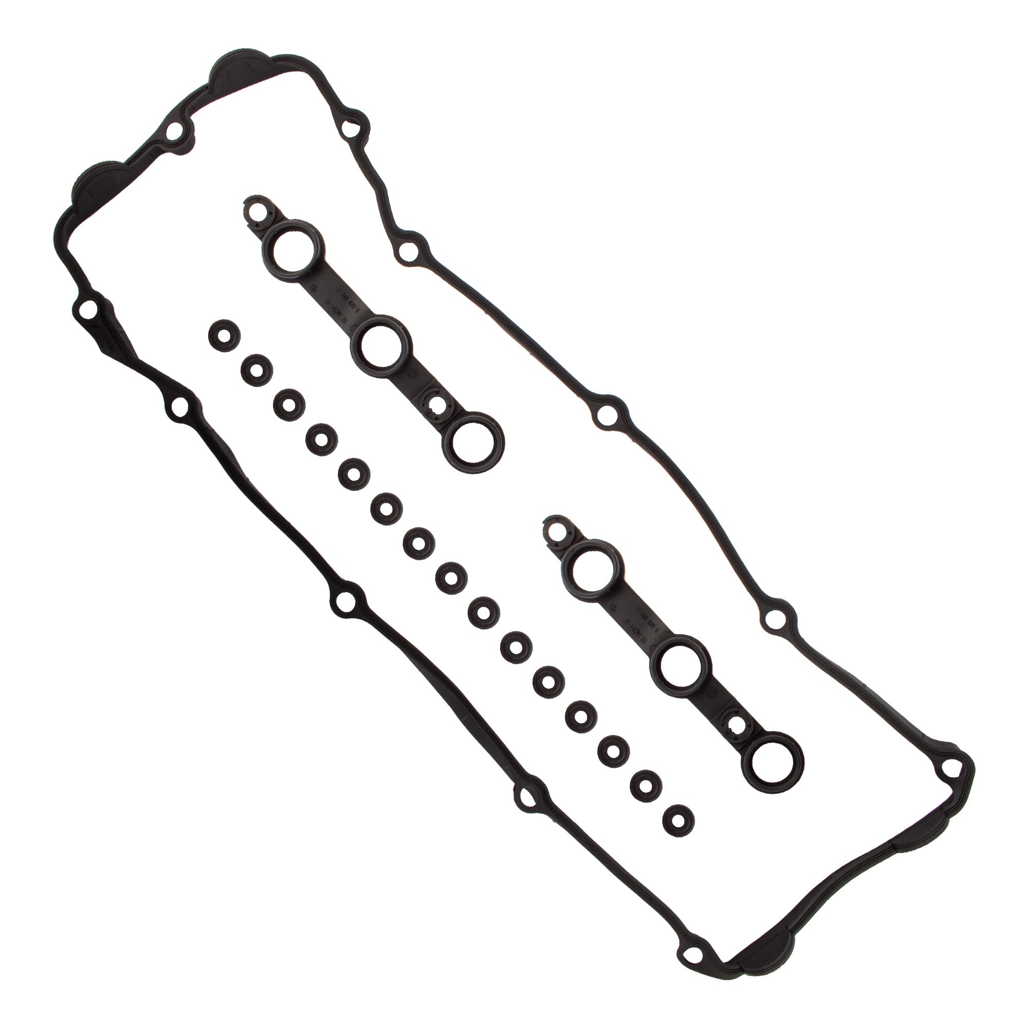 BOXI Valve Cover Gasket Kit with 15 Grommet Seals Replacement for BMW 325Ci 325i 325xi 330Ci 330i