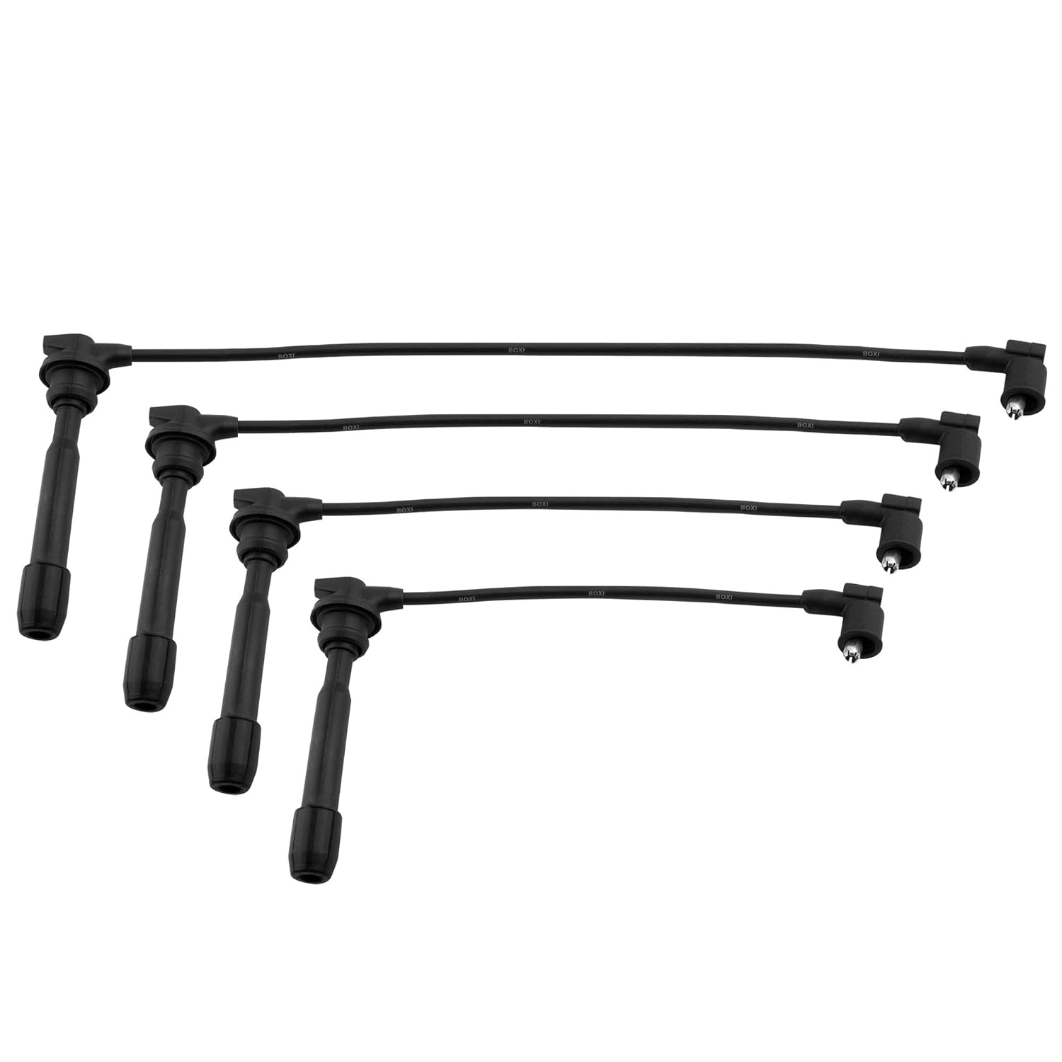 BOXI Set of 4 Ignition Spark Plug Cable Wire Set for Hyundai Elantra 1996-2012 — product photo 2