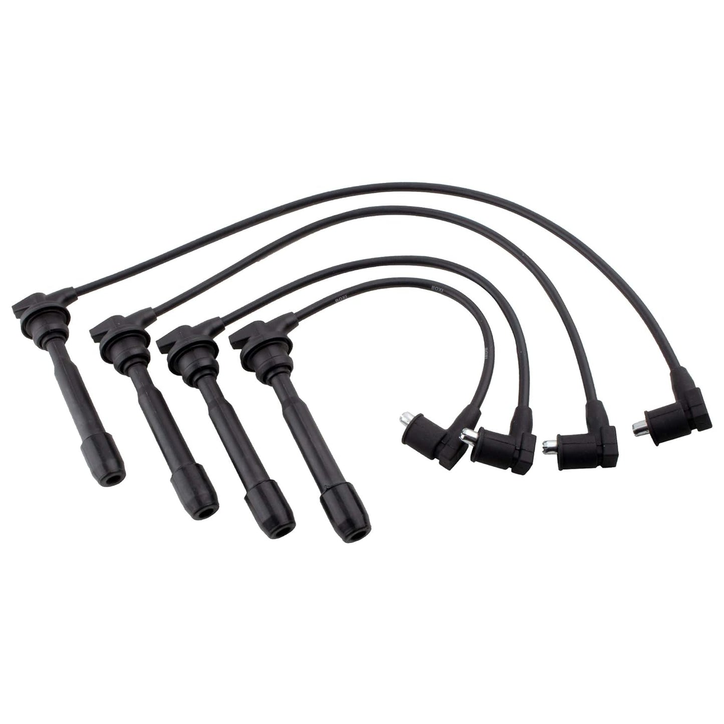 BOXI Set of 4 Ignition Spark Plug Cable Wire Set for Hyundai Elantra 1996-2012