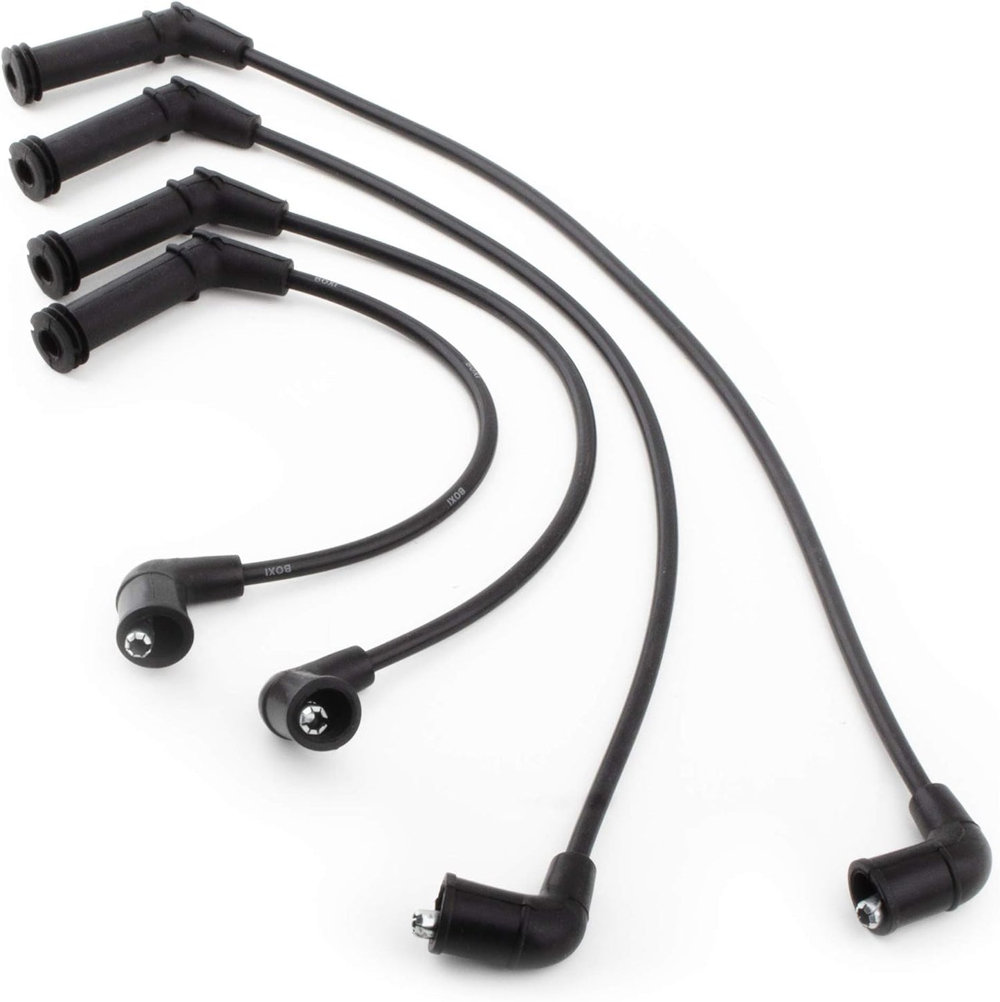 BOXI Set of 4 Ignition Spark Plug Cable Wire Set Fit for Dodge Atos 2001-2009 1.1L L4
