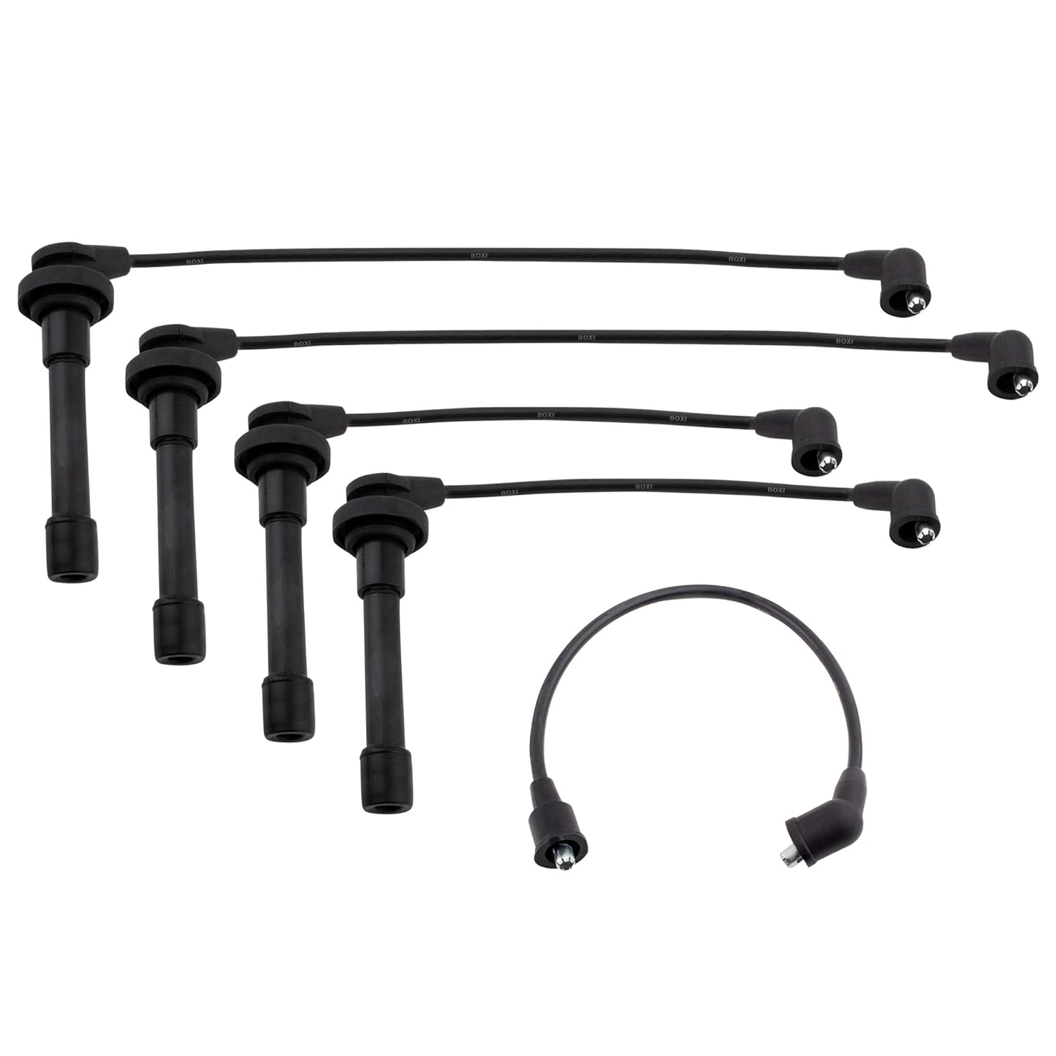 BOXI Set of 5 Ignition Spark Plug Cable Wire Set for Infiniti G20 1991-1999