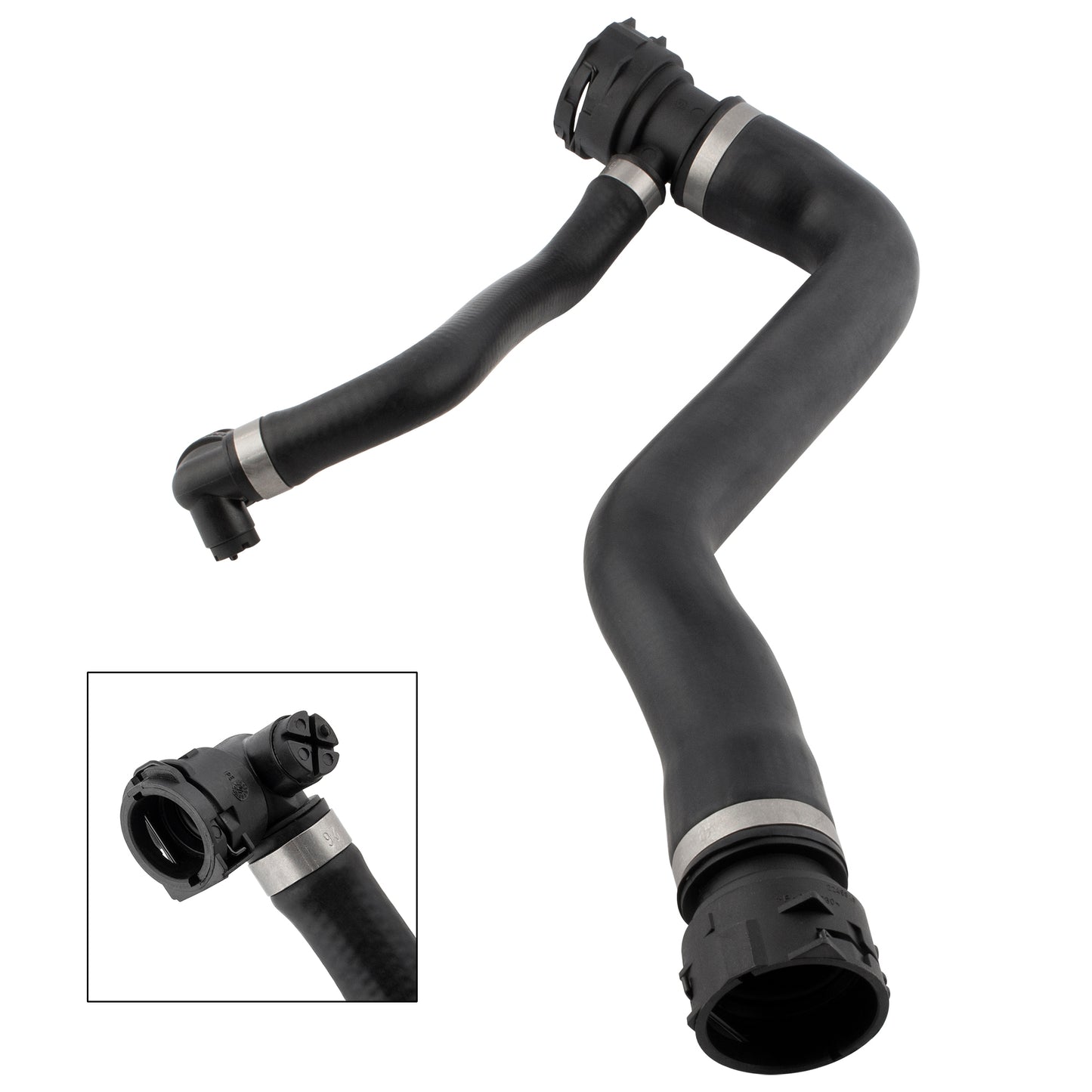 BOXI Radiator Coolant Pipe Fits for BMW E82 E84 E88 E90 E91 E92 E93 X1 316i 318i 320i 118i 120i