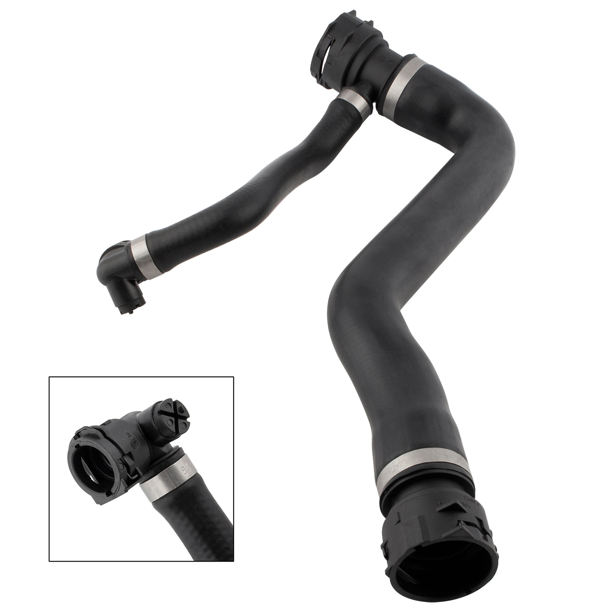 BOXI Radiator Coolant Pipe Fits for BMW E82 E84 E88 E90 E91 E92 E93 X1 316i 318i 320i 118i 120i