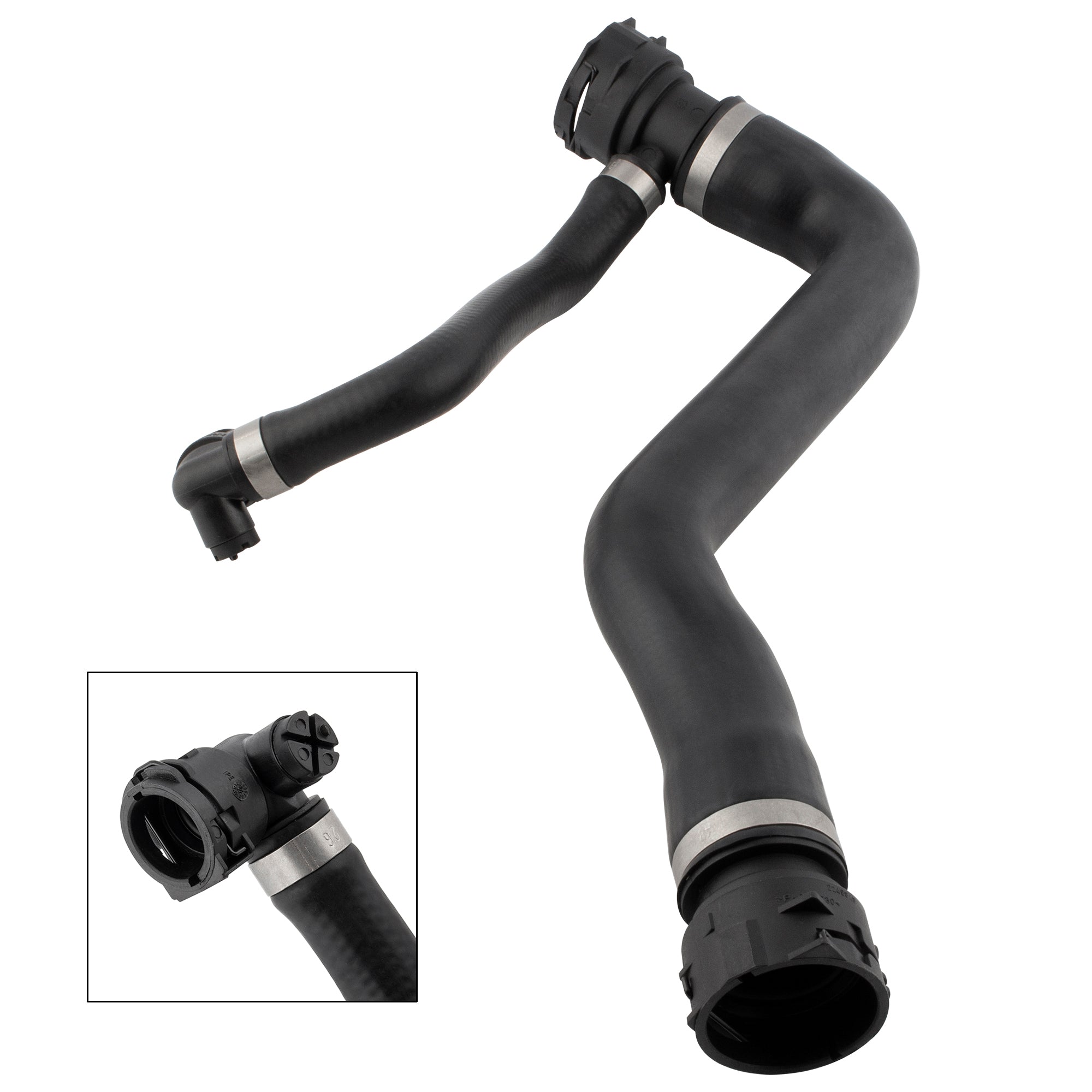 BOXI Radiator Coolant Pipe Fits for BMW E82 E84 E88 E90 E91 E92 E93 X1 316i 318i 320i 118i 120i