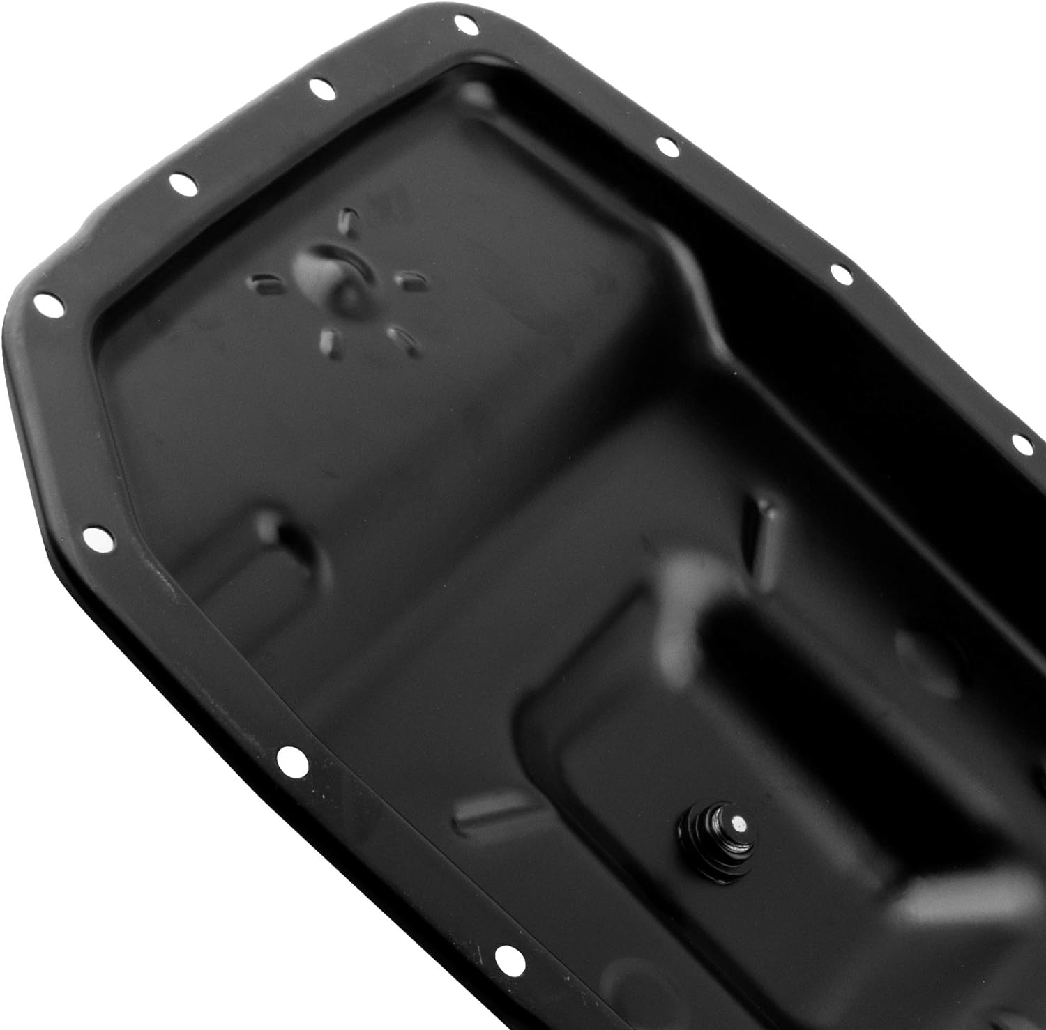 BOXI Transmission Oil Pan W/Drain Plug & Gasket Compatible for Ford Expedition 2011-2017 / — product photo 5