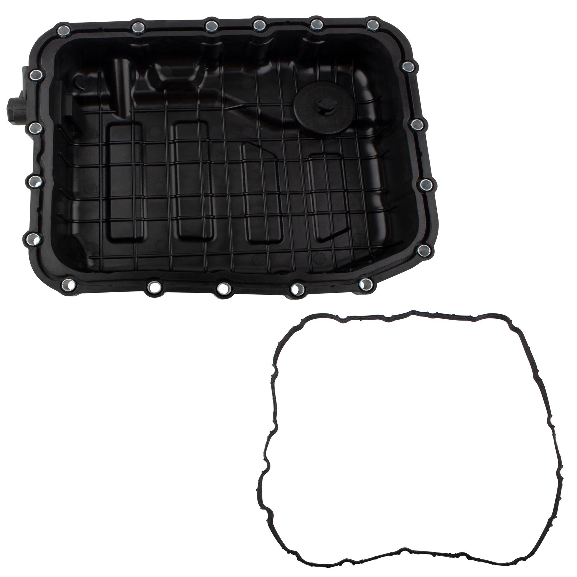 BOXI 265-856 Transmission Oil Pan with Gasket Fits for Hyundai Accent Elantra Santa Fe Tucson