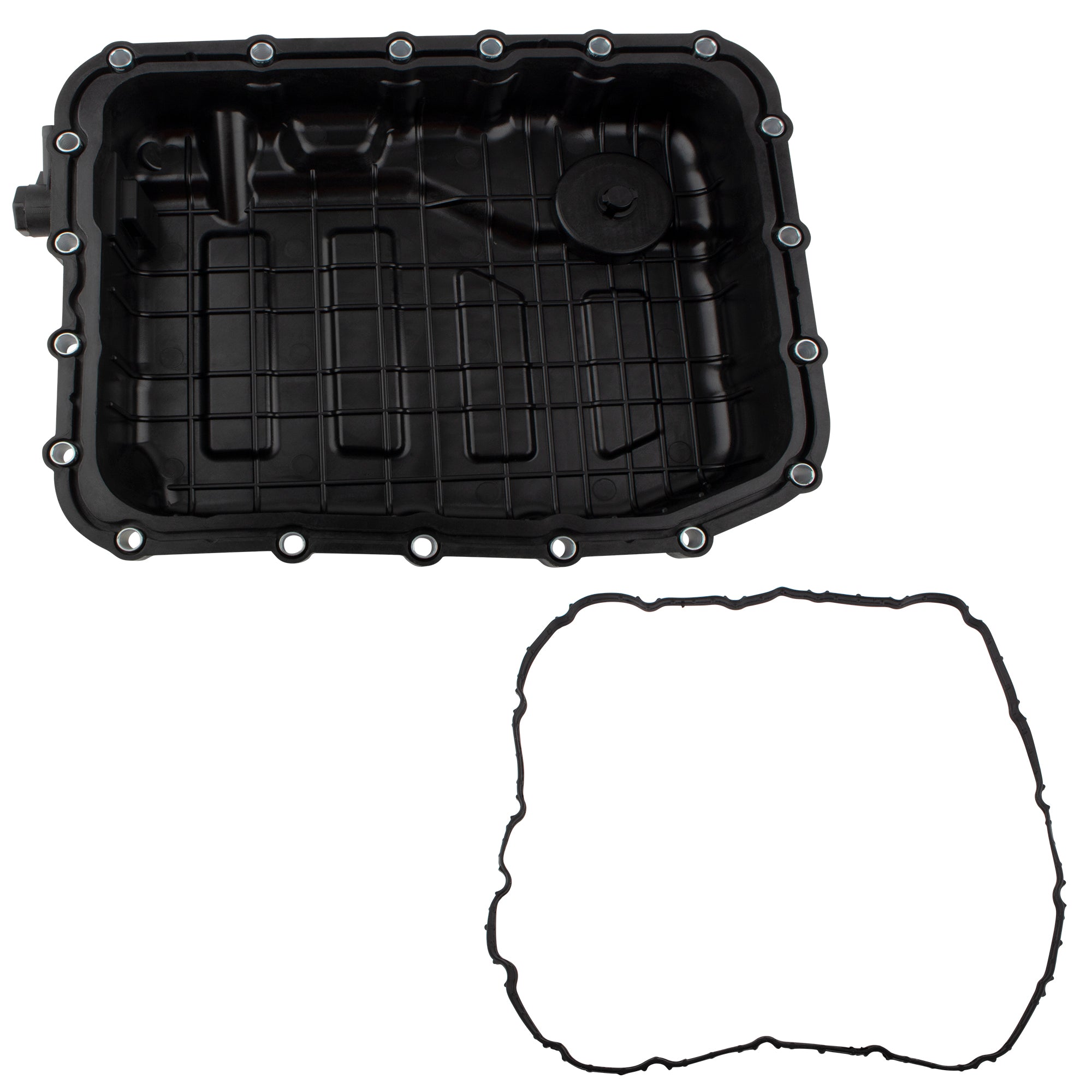 BOXI 265-856 Transmission Oil Pan with Gasket Fits for Hyundai Accent Elantra Santa Fe Tucson