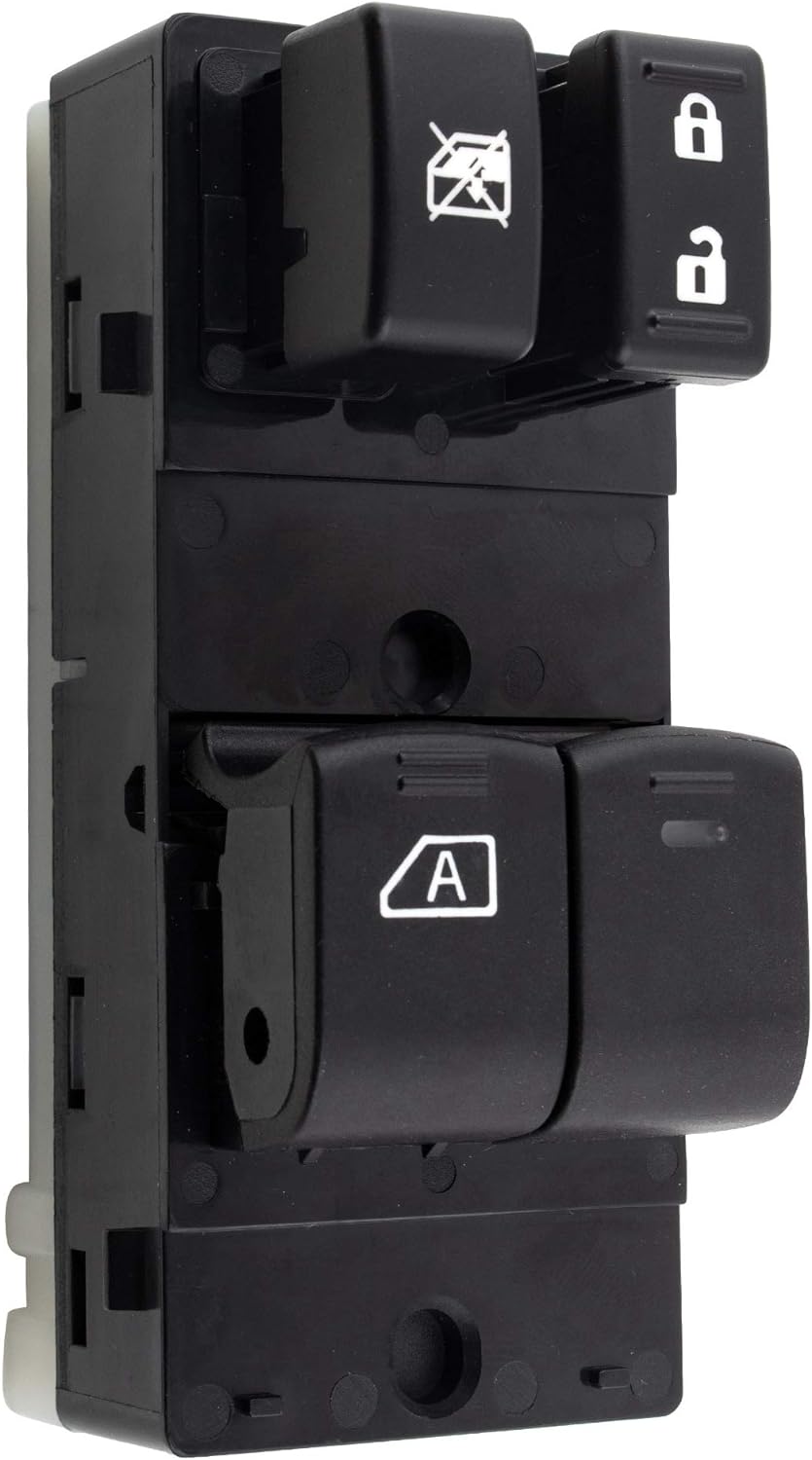 BOXI Front Left Driver Side Master Power Window Switch Fit for Nissan Frontier 2007 2008 2009 2010