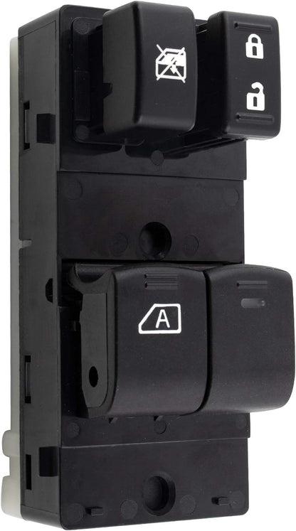 BOXI Front Left Driver Side Master Power Window Switch Fit for Nissan Frontier 2007 2008 2009 2010