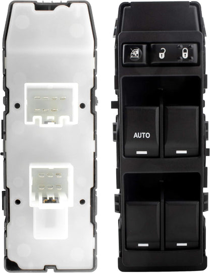 BOXI Front Driver Side Power Window Master Control Switch with 1 Single AUTO Button for Chrysler