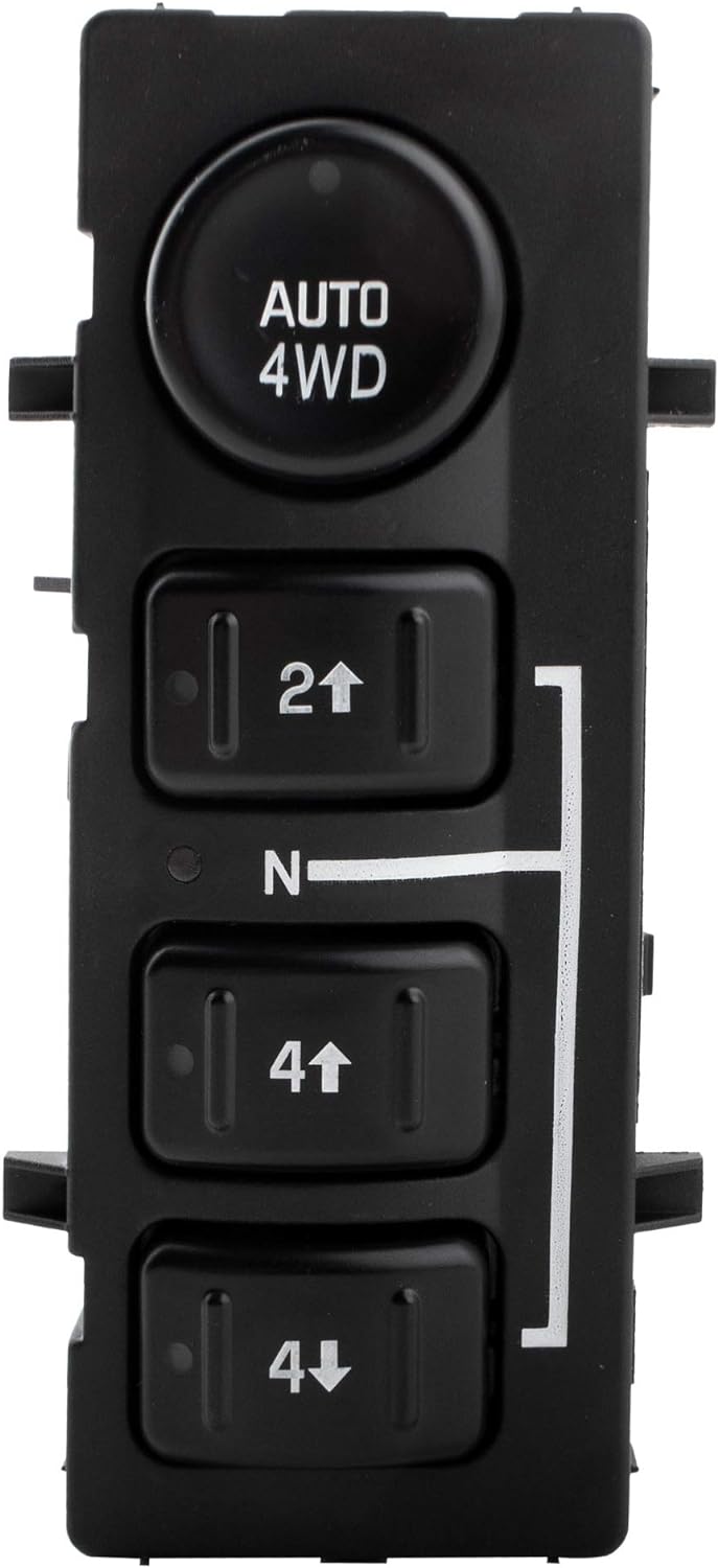 BOXI 4WD 4-Wheel Drive Switch with Auto 4WD Button Fits for Cadillac Escalade 2006-2007 — product photo 4