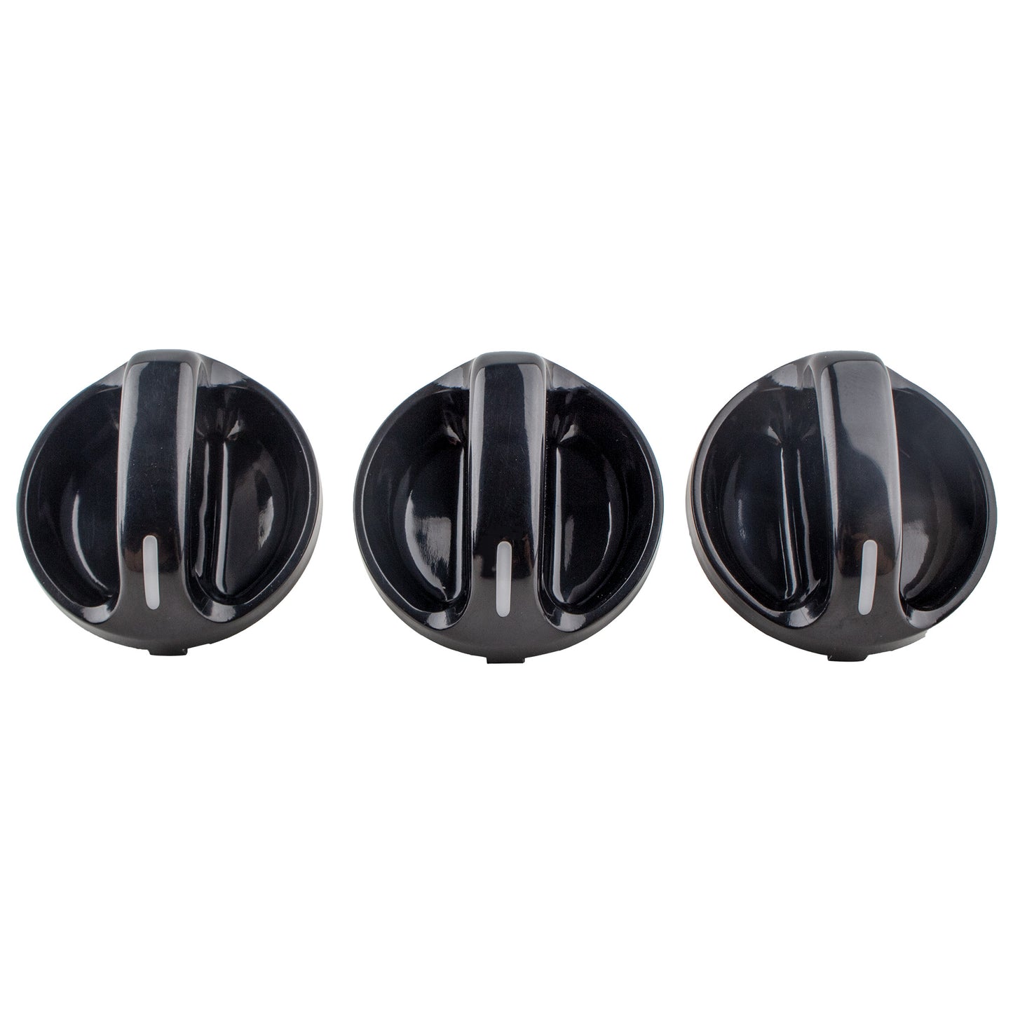 BOXI Qty(3) HVAC Heater AC Climate Control Replacement Temperature Control Knob Fit for Toyota