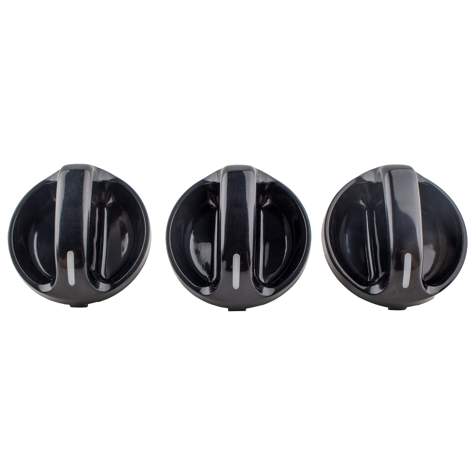 BOXI Qty(3) HVAC Heater AC Climate Control Replacement Temperature Control Knob Fit for Toyota