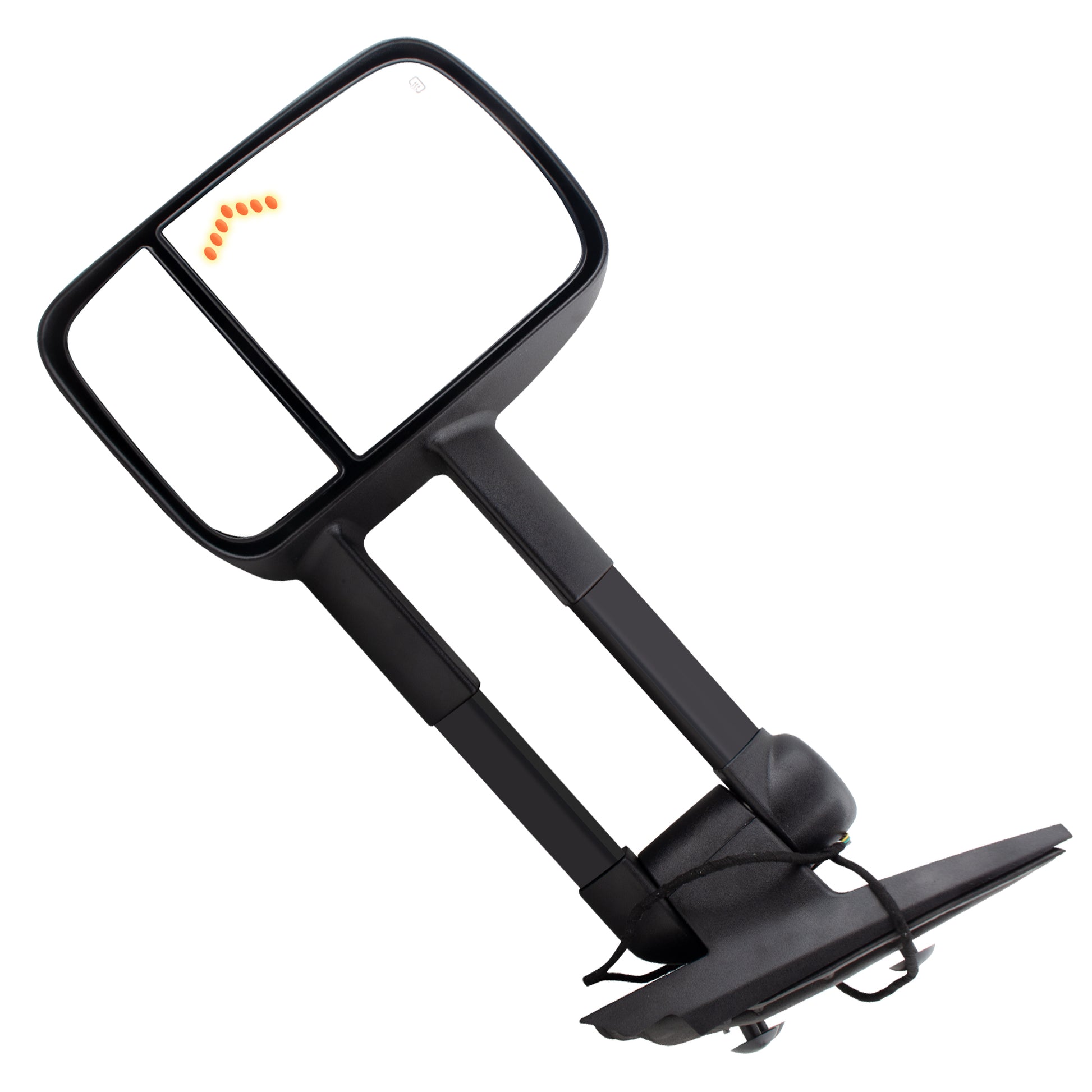 BOXI Left Driver Side Towing Mirror Power Heated Telescoping with LED Arrow Signal Light Compatible — product photo 3