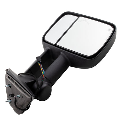 BOXI Left Driver Side Towing Mirror Power Heated Telescoping with LED Arrow Signal Light Compatible — product photo 6