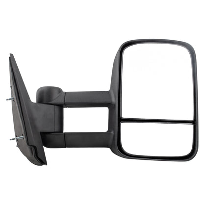 BOXI Right Passenger Side Manual Telescopic Towing Mirror Compatible for Chevy Silverado Sierra
