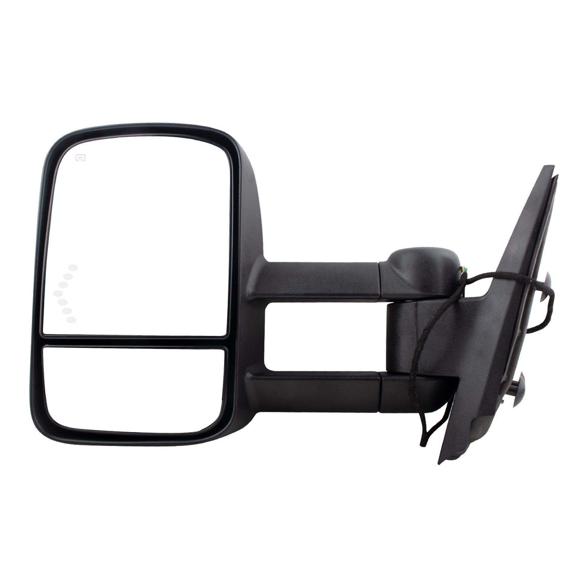 BOXI Left & Right Side Towing Mirror Power Heated Telescoping with LED Arrow Signal Light Fit — product photo 7