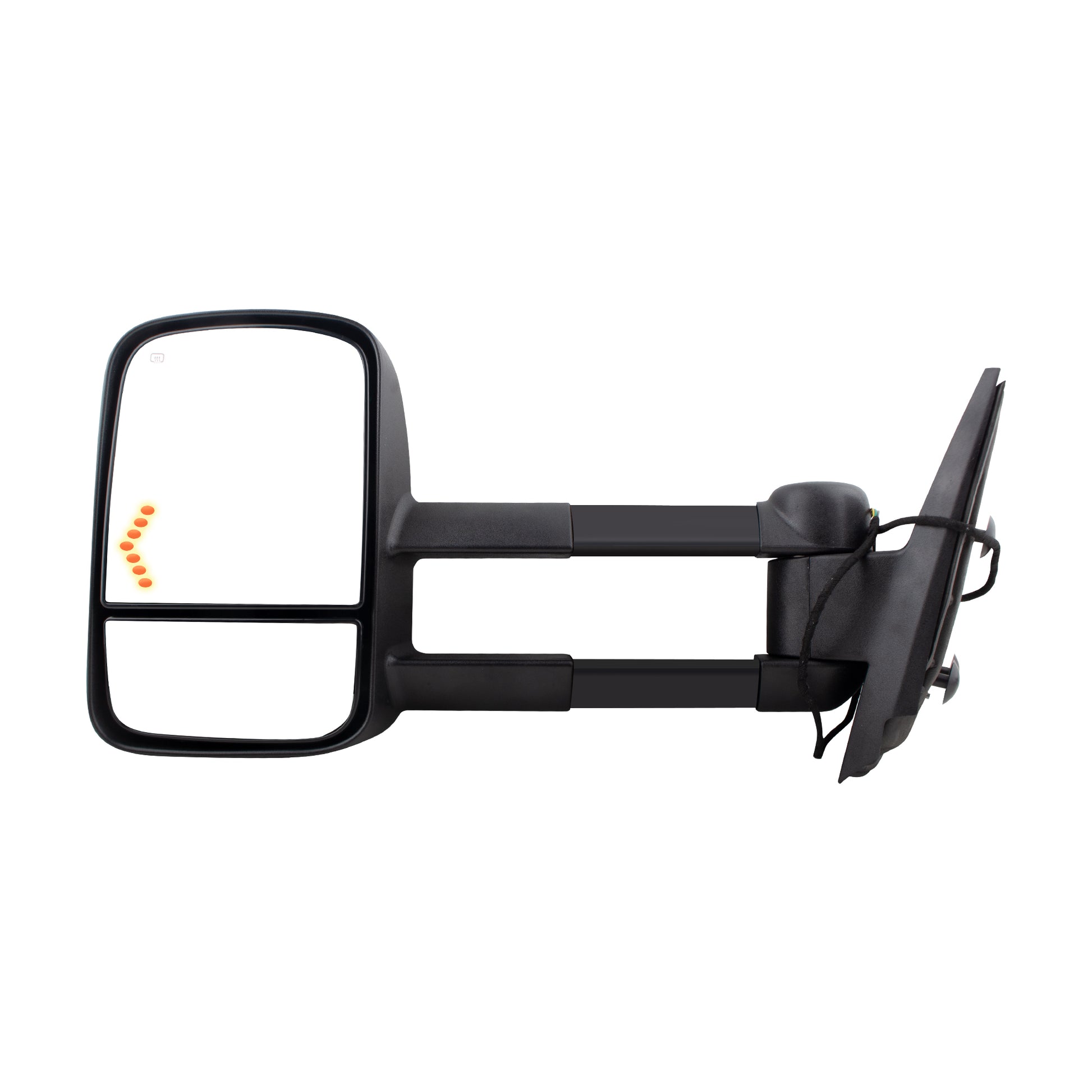BOXI Left & Right Side Towing Mirror Power Heated Telescoping with LED Arrow Signal Light Fit — product photo 5