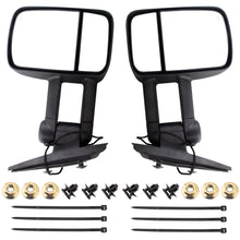 BOXI Left & Right Side Towing Mirror Power Heated Telescoping Fit for Chevy Silverado Sierra Pickup