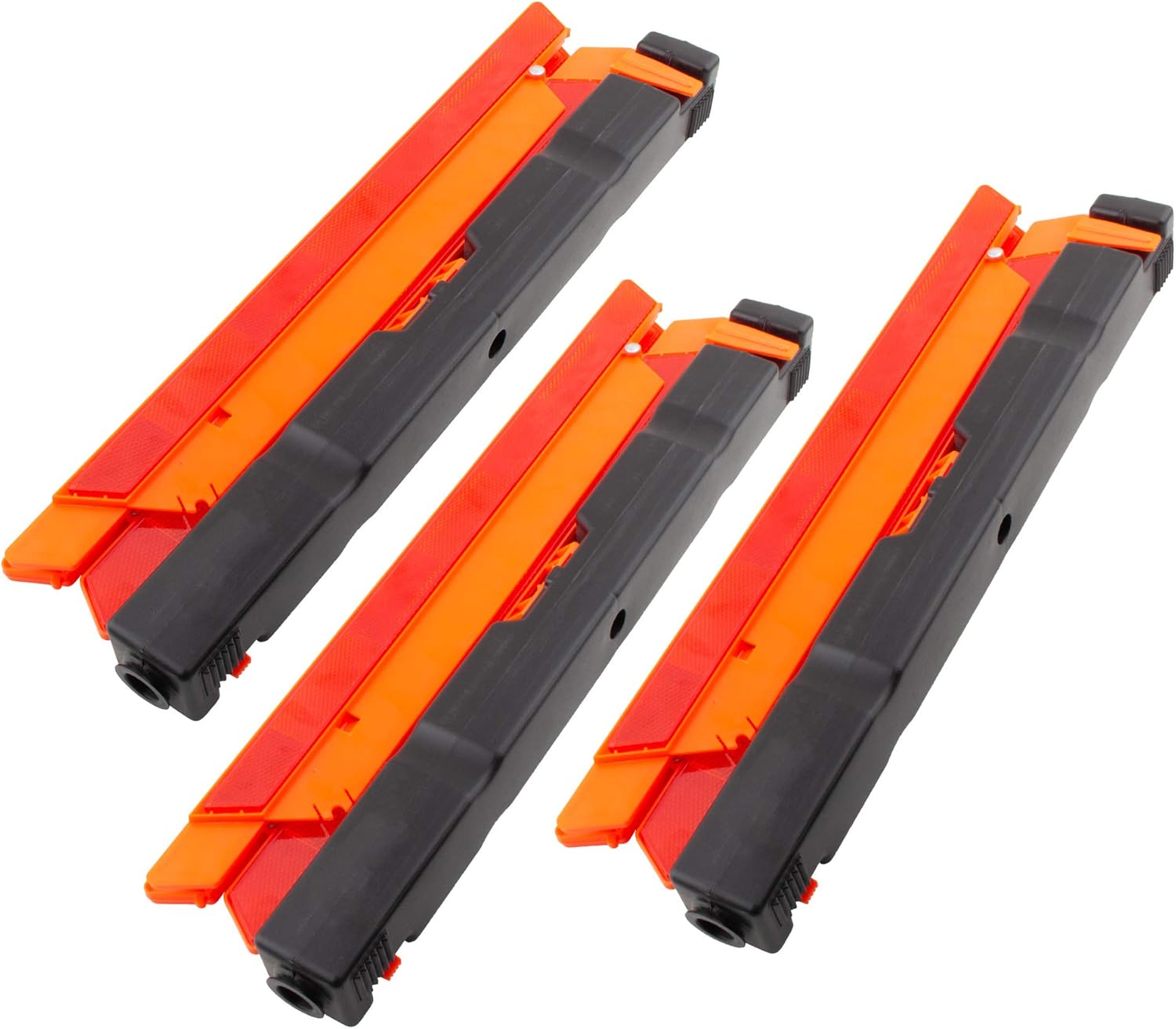 BOXI (3 Pack Triangle Warning Frame Triangle Foldable Emergency Warning Triangle Reflector Safety — product photo 4