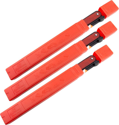 BOXI (Pack of 3 Triangle Warning Frame Triangle Reflector Safety Triangle Kit Triangle Emergency — product photo 3