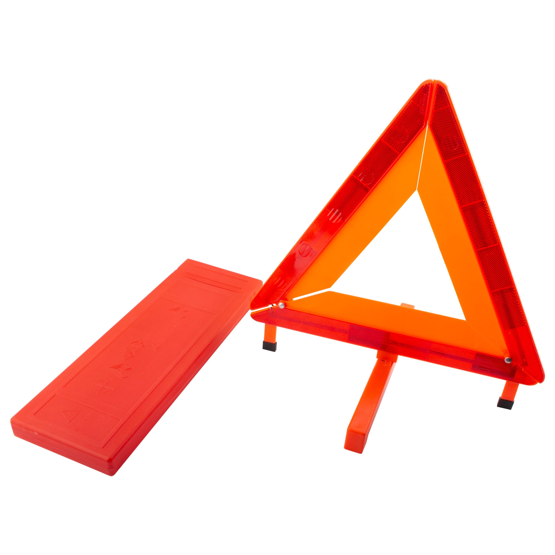 BOXI 1pcs LED Bulbs Reflective Warning Road Safety Triangle Reflectors Triangle Warning Frame — product photo 3