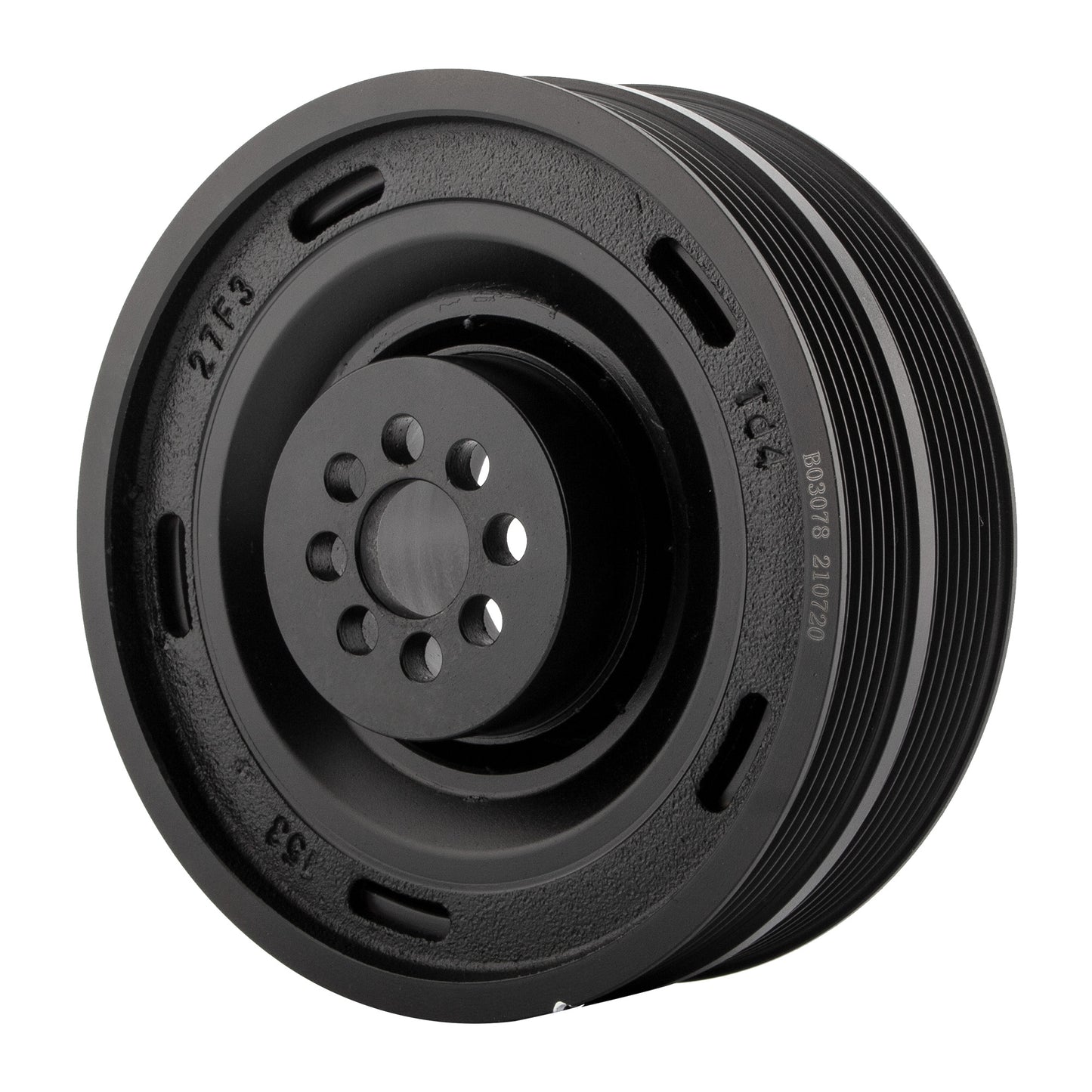 BOXI Harmonic Balancer Crankshaft Pulley Compatible for Audi A6 A7 A8 Q5 Q7 S4 S5 SQ5 — product photo 2