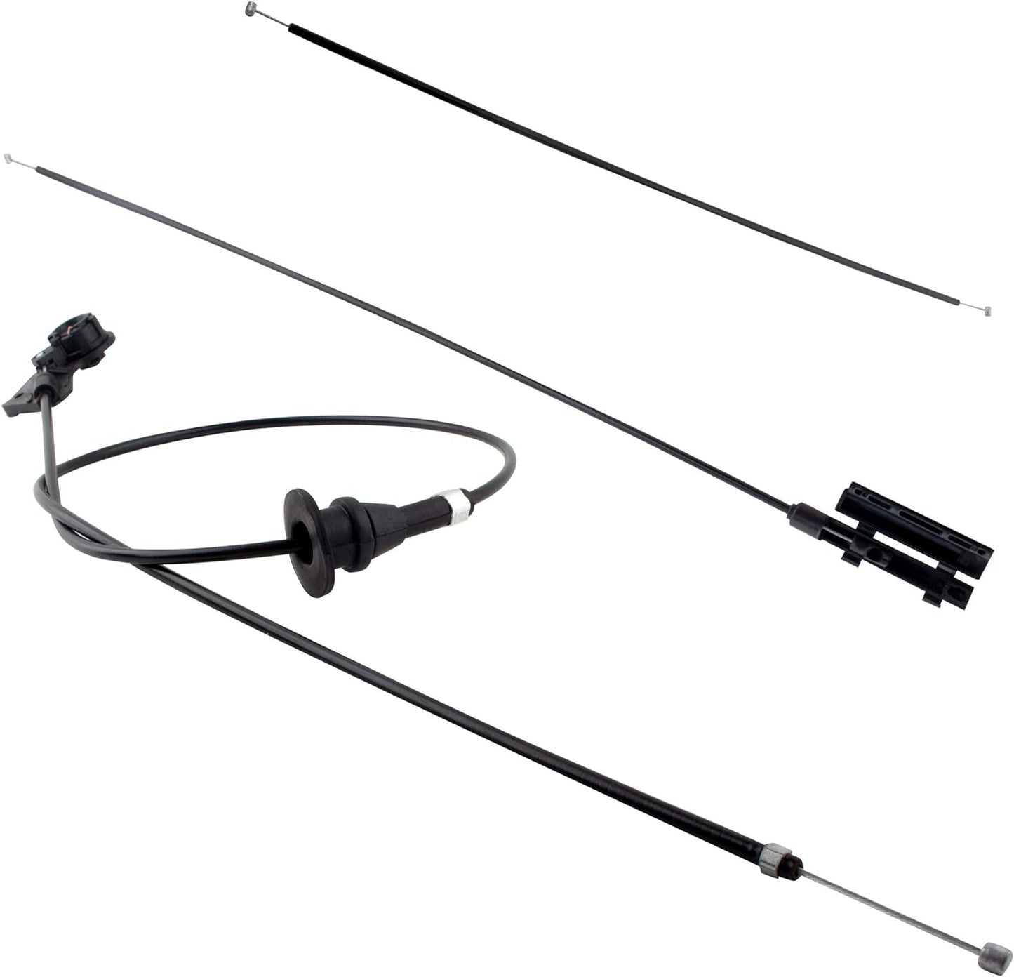 BOXI 3pcs Engine Hood Release Cable Kit Compatible for BMW E39 525i 530i 2001 2002 2003 — product photo 3