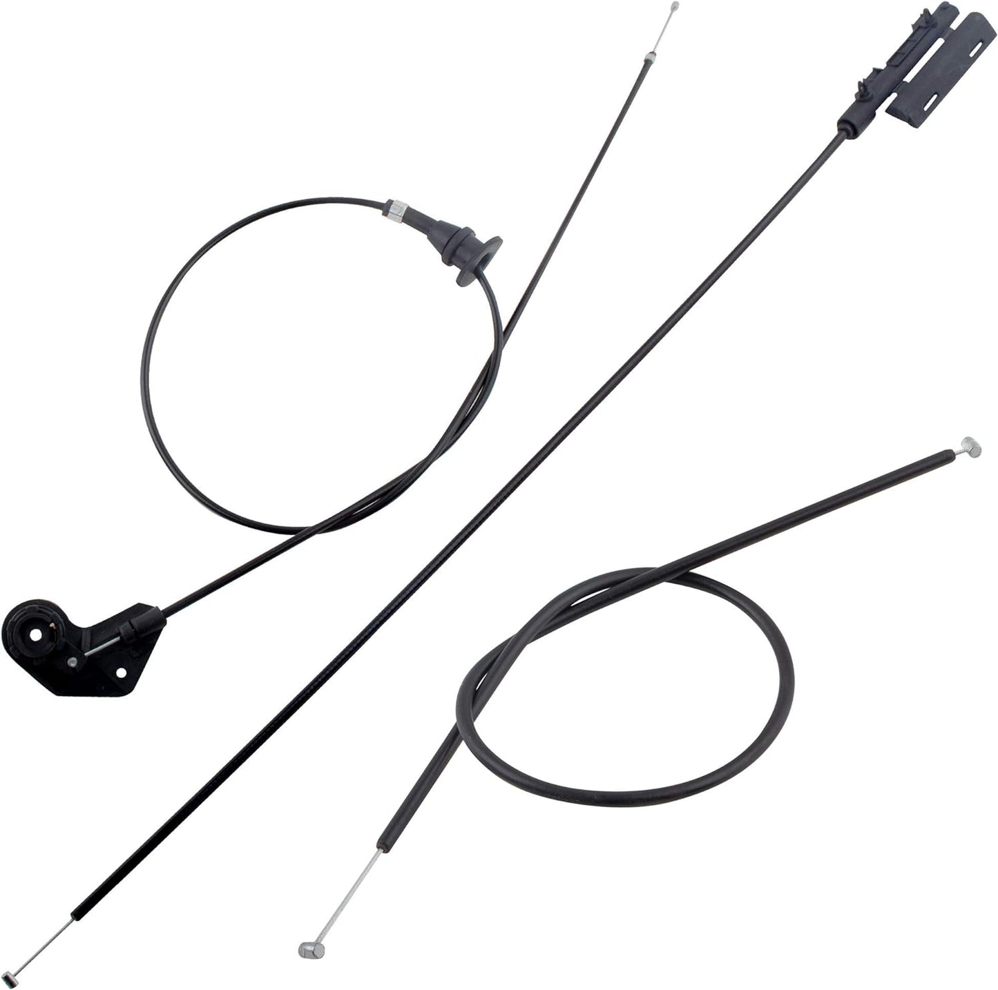 BOXI 3pcs Engine Hood Release Cable Kit Compatible for BMW E39 525i 530i 2001 2002 2003 — product photo 5